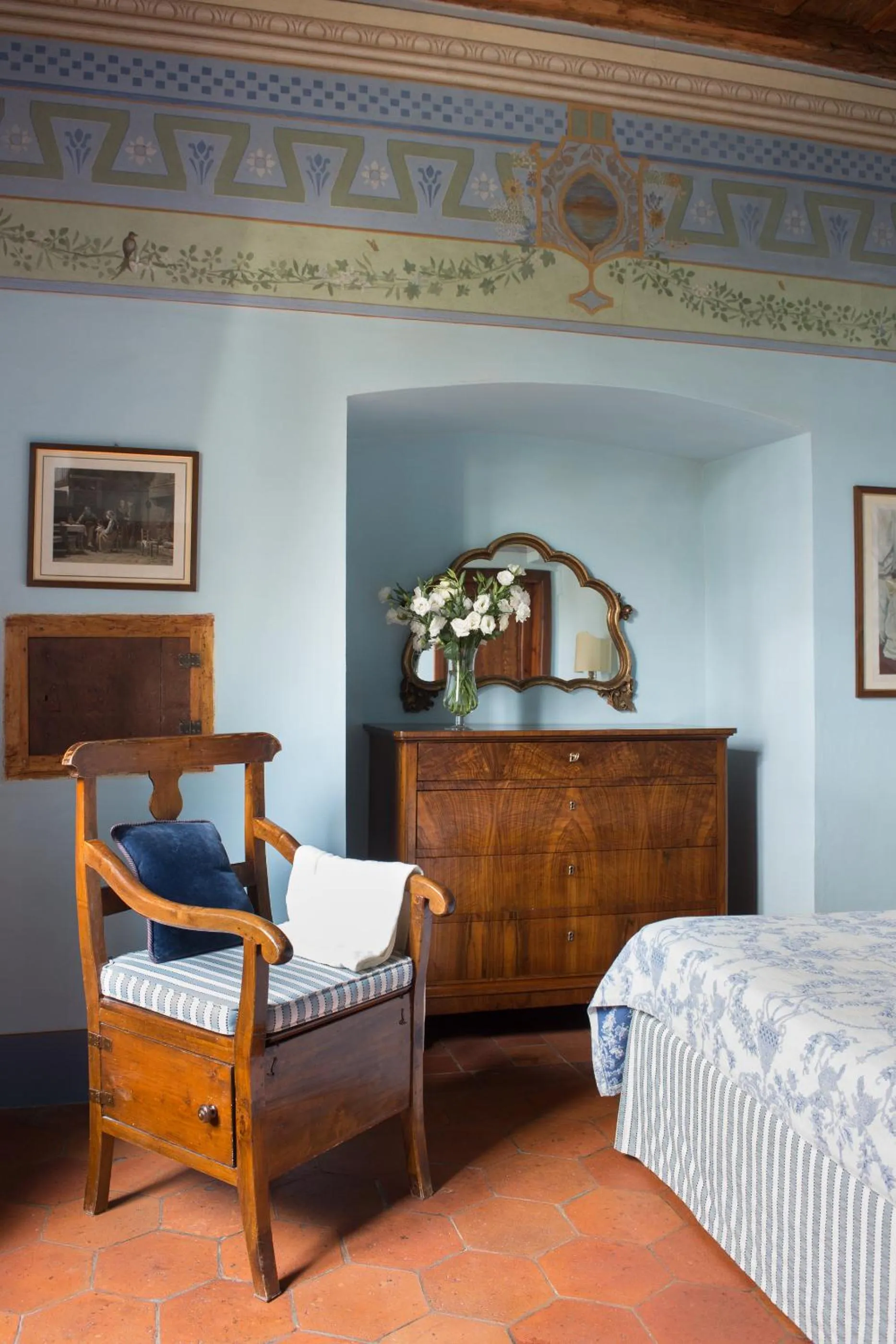 Decorative detail, Bed in Relais Villa Belpoggio - Residenza D'Epoca
