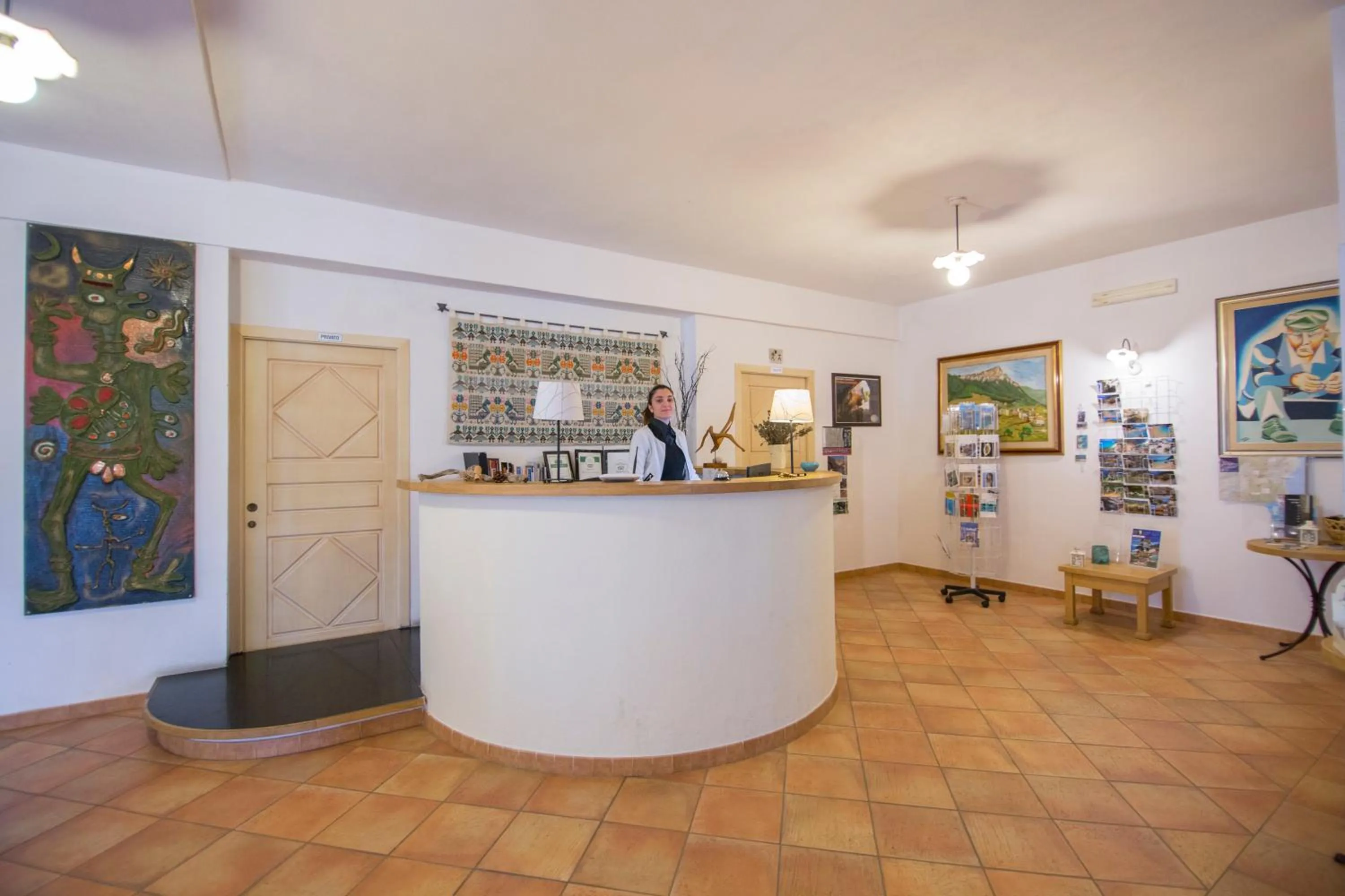 Lobby or reception in Gorropu Hotel