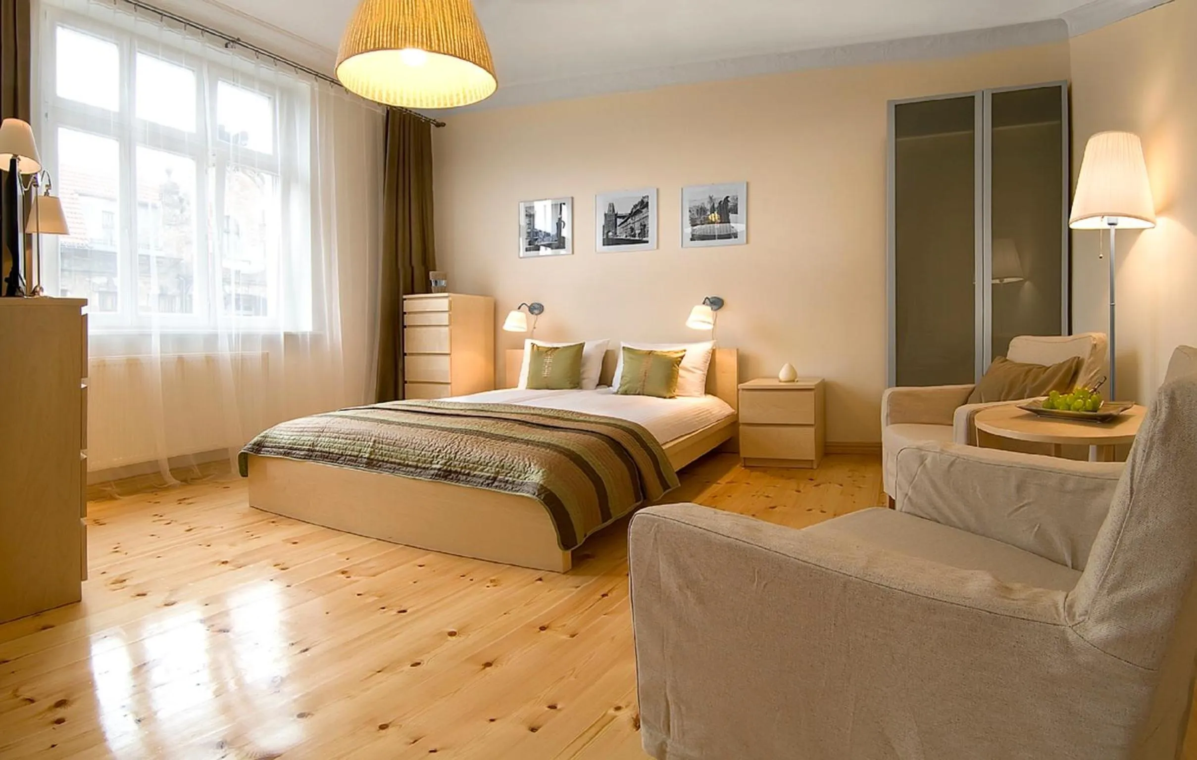 Bed in Apartamenty Pomarańczarnia