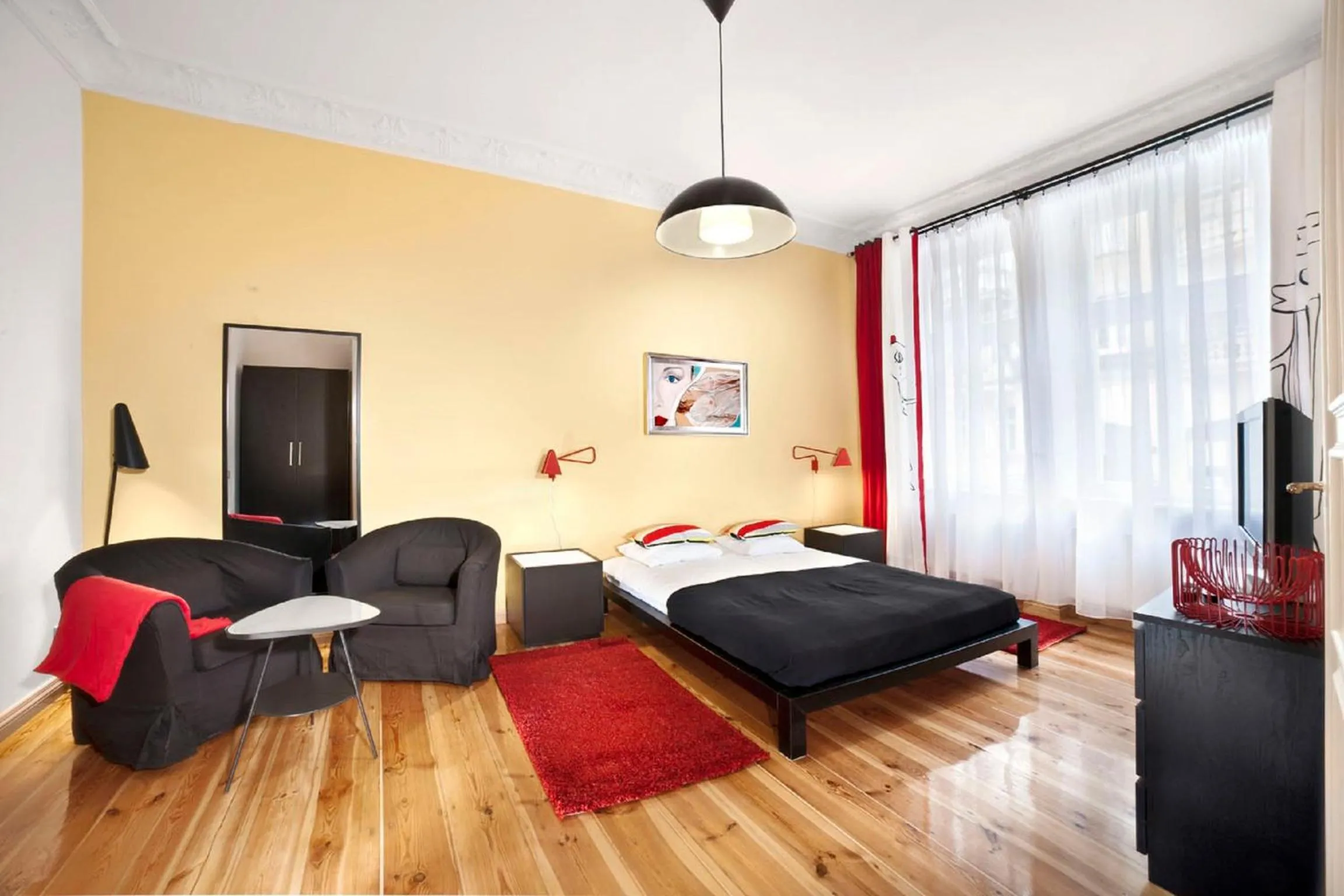 Bed in Apartamenty Pomarańczarnia
