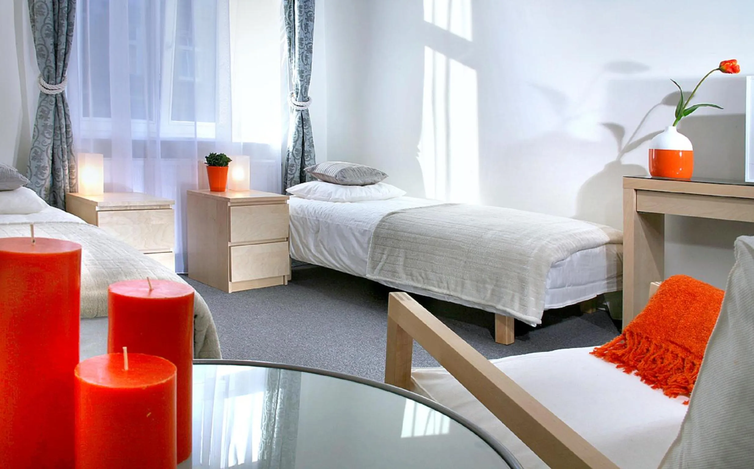 Bed in Apartamenty Pomarańczarnia