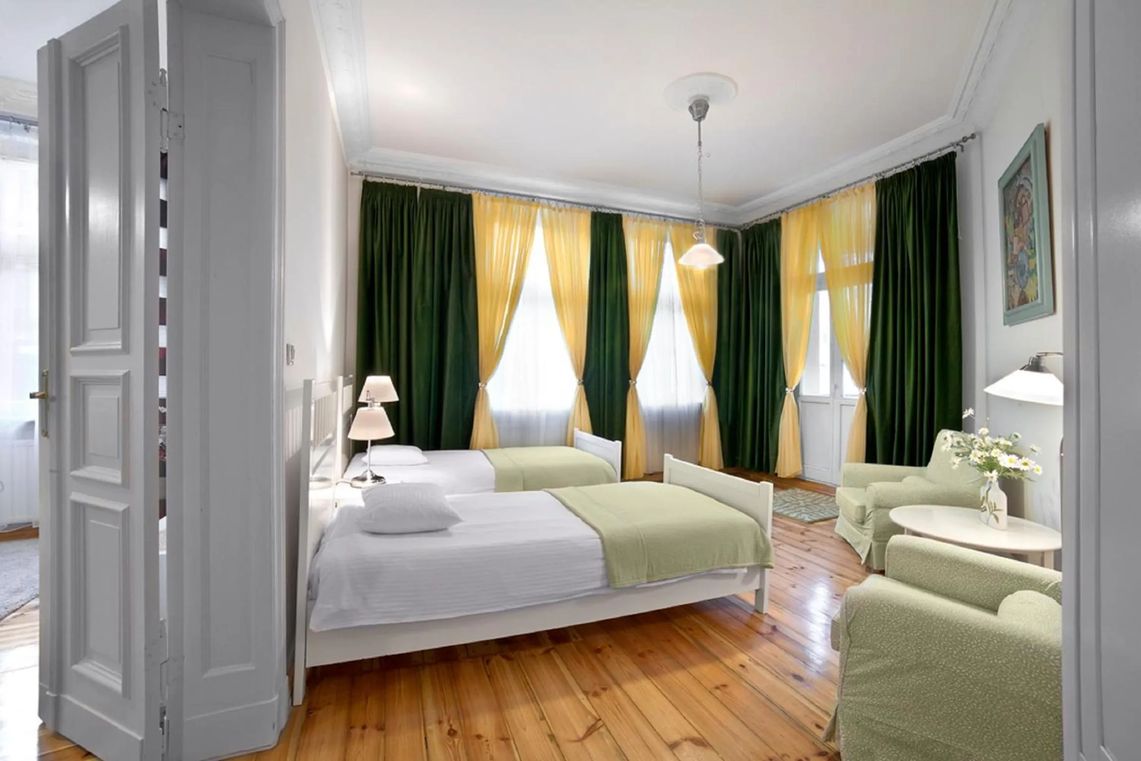 Bed in Apartamenty Pomarańczarnia