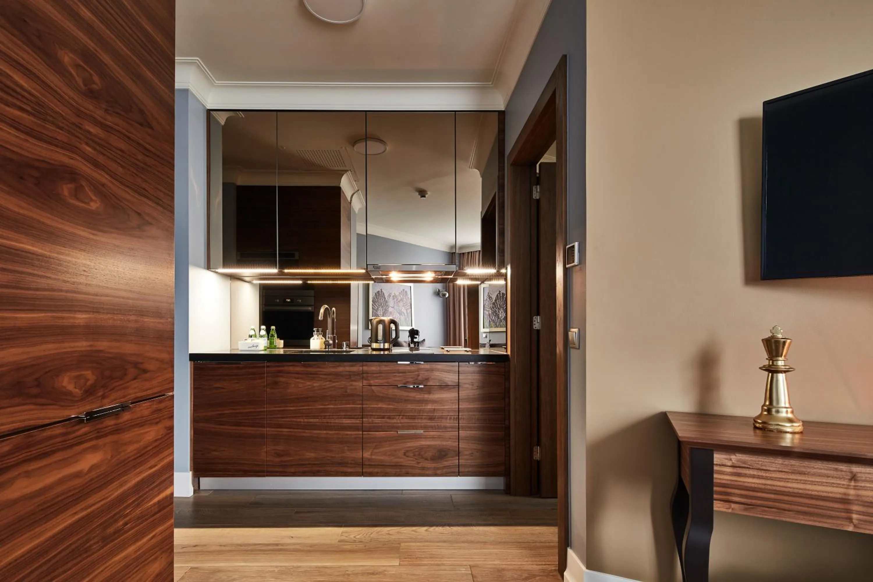 Kitchen or kitchenette in Aparthotel Best Views