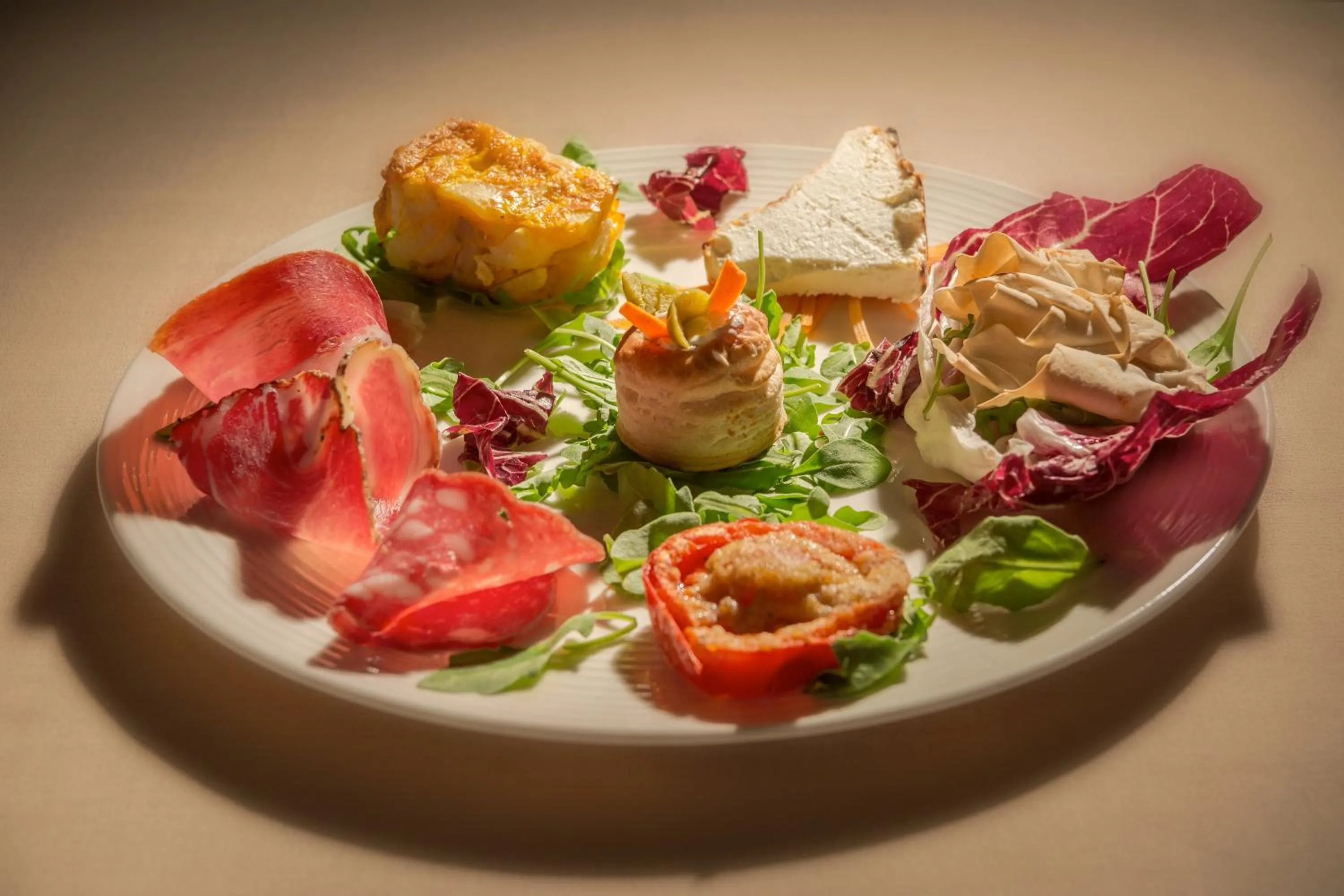 Food close-up in Villa Hotel Valle Del Marta Resort