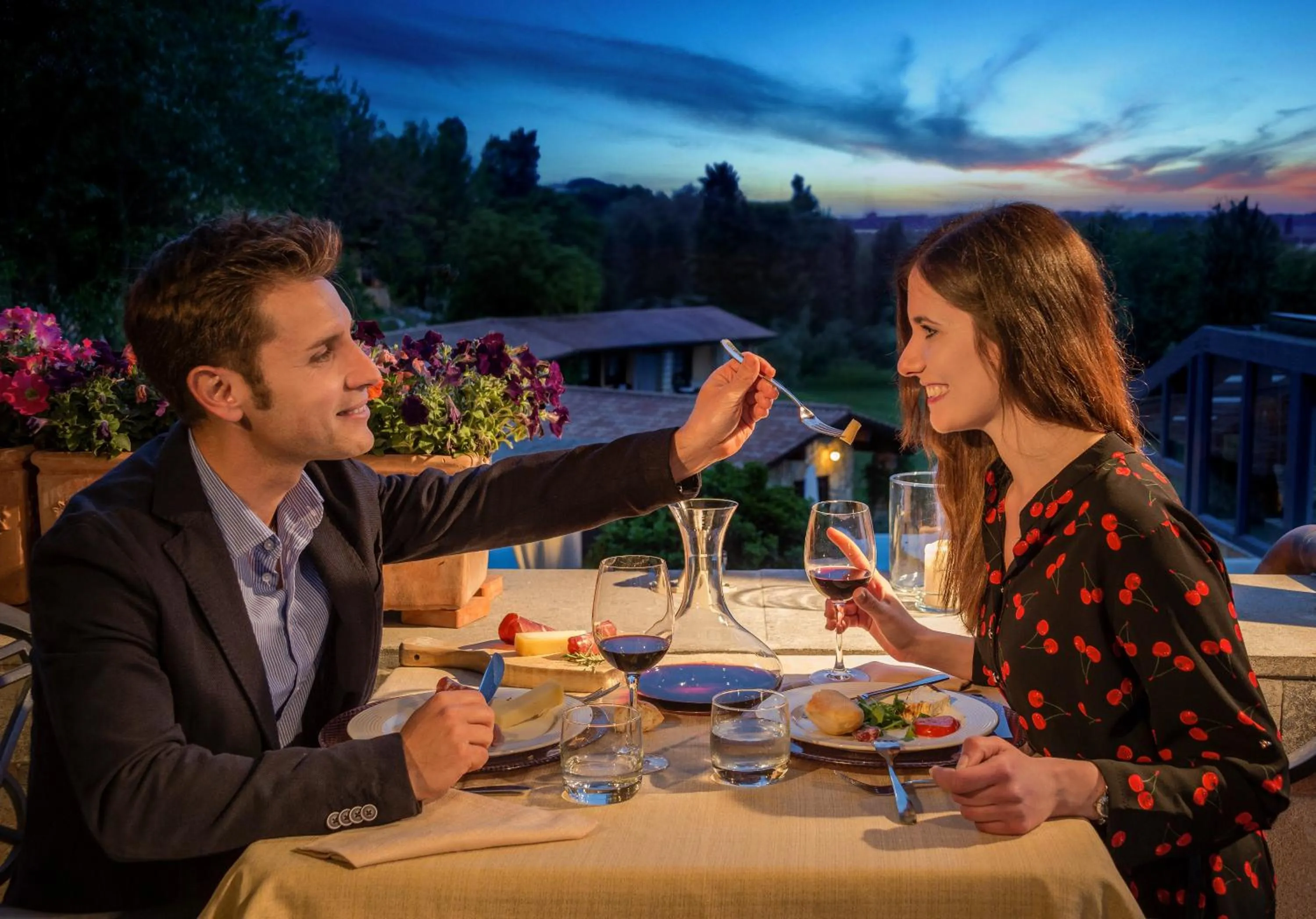 Dinner in Villa Hotel Valle Del Marta Resort