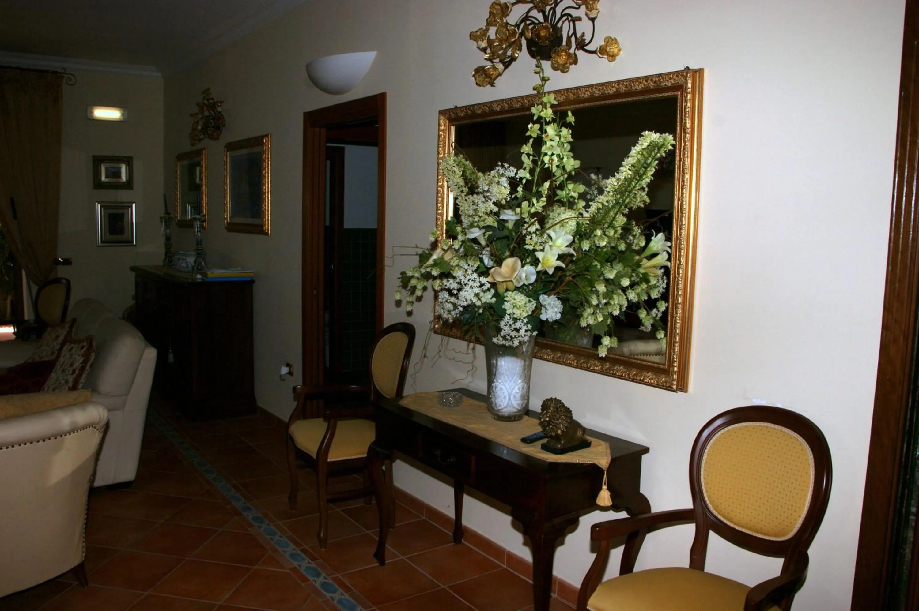 Decorative detail in Villa Aurora