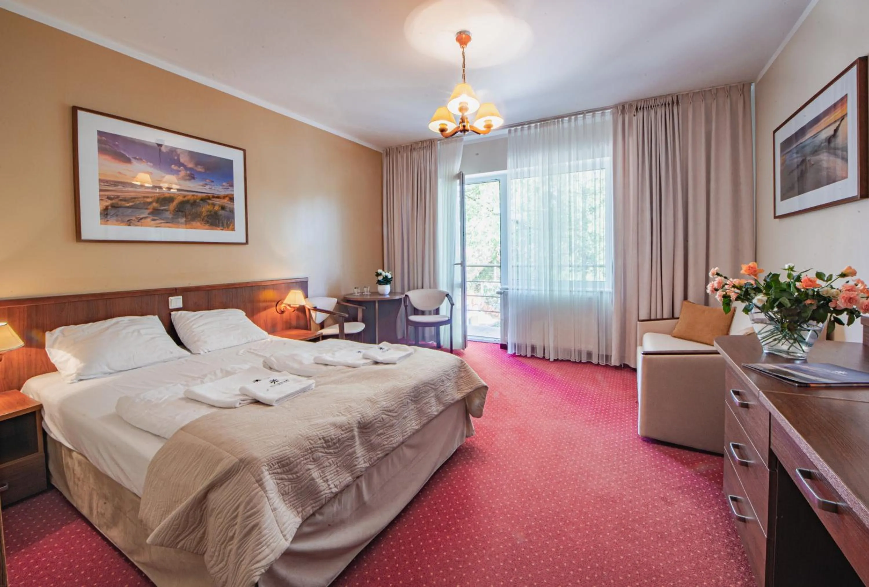 Bed in Hotel Nadmorski