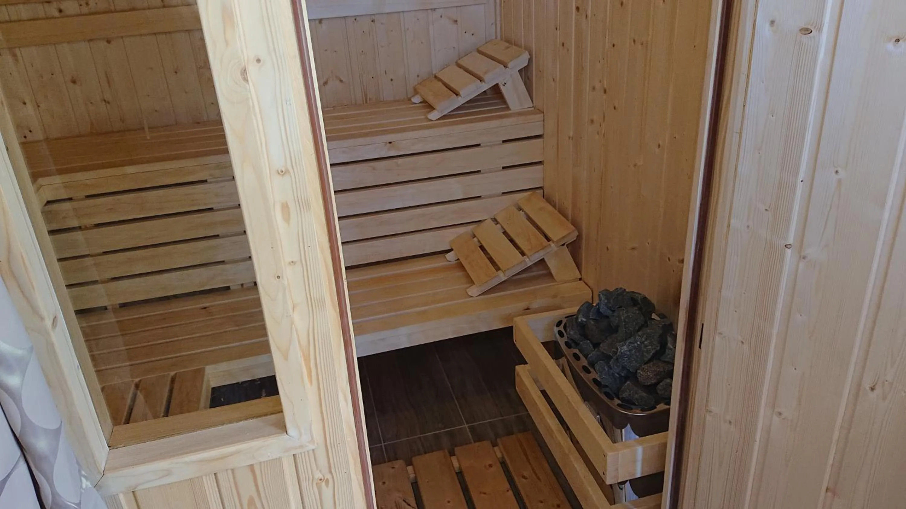 Sauna in Letnia willa Jacuzzi & Sauna