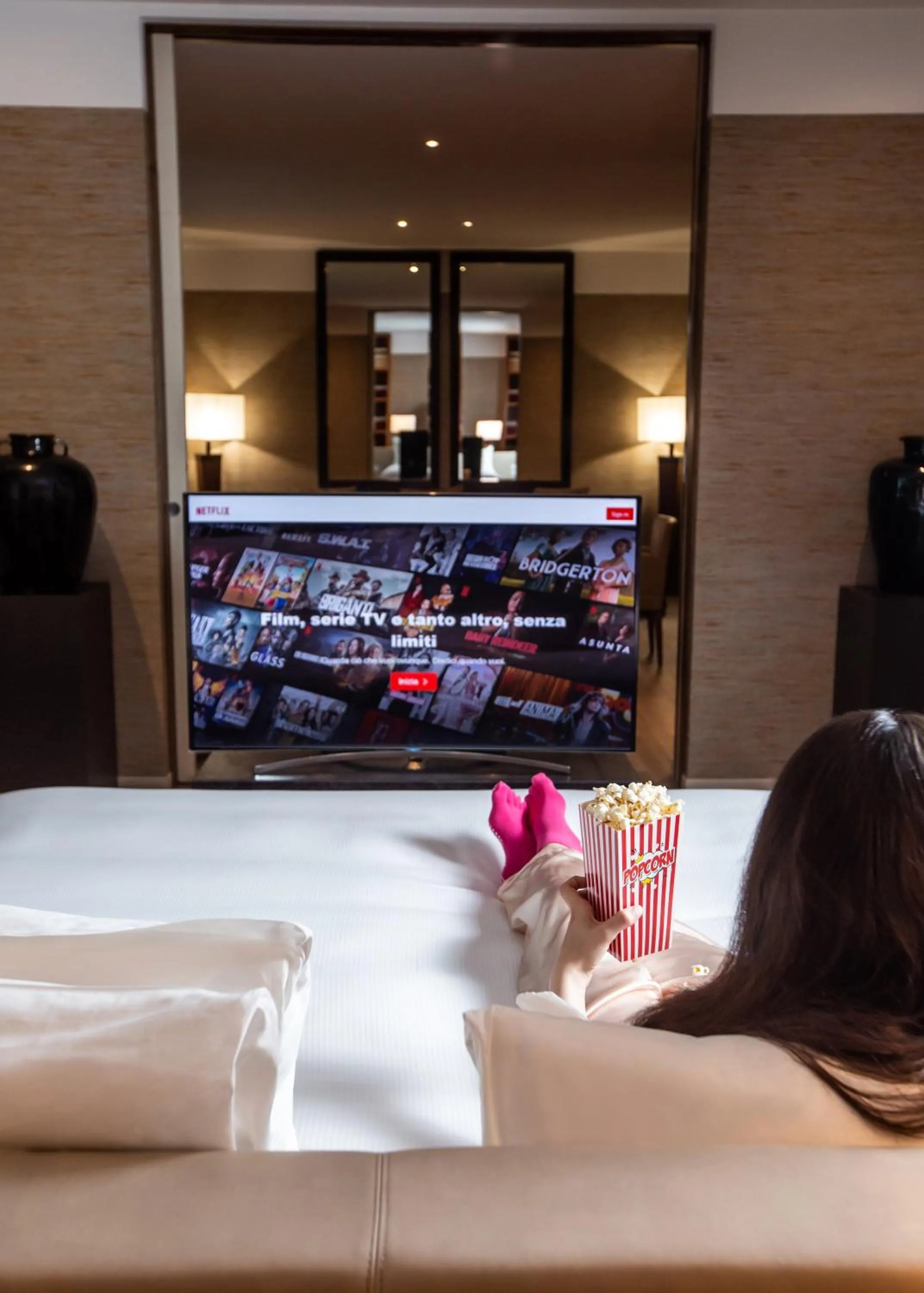 Bed in Milan Suite Hotel