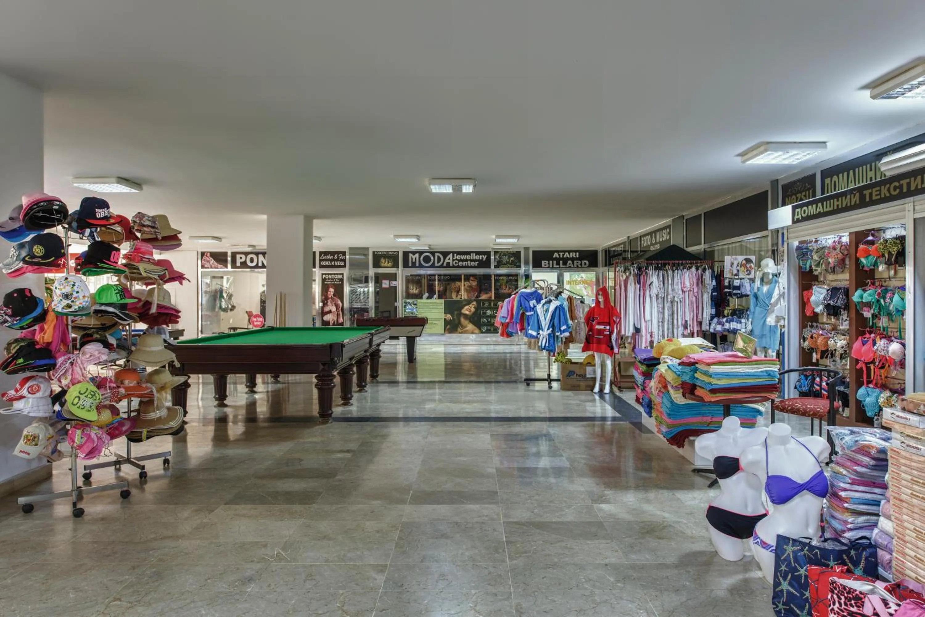 On-site shops in Botanik Hotel