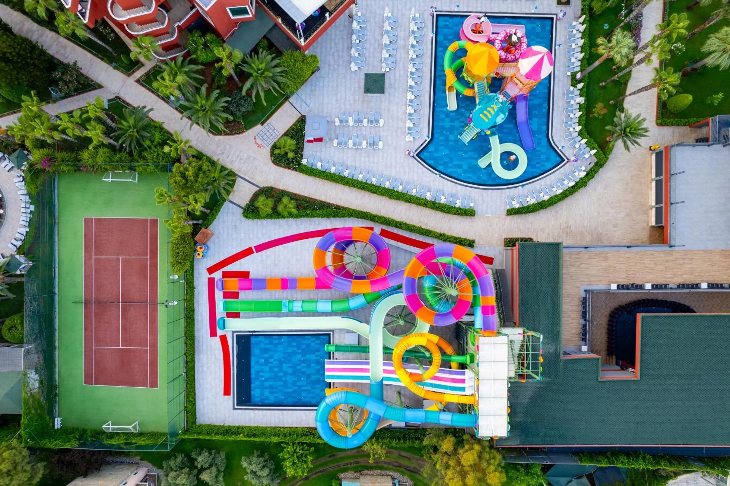 Pool view in Delphin Deluxe Resort