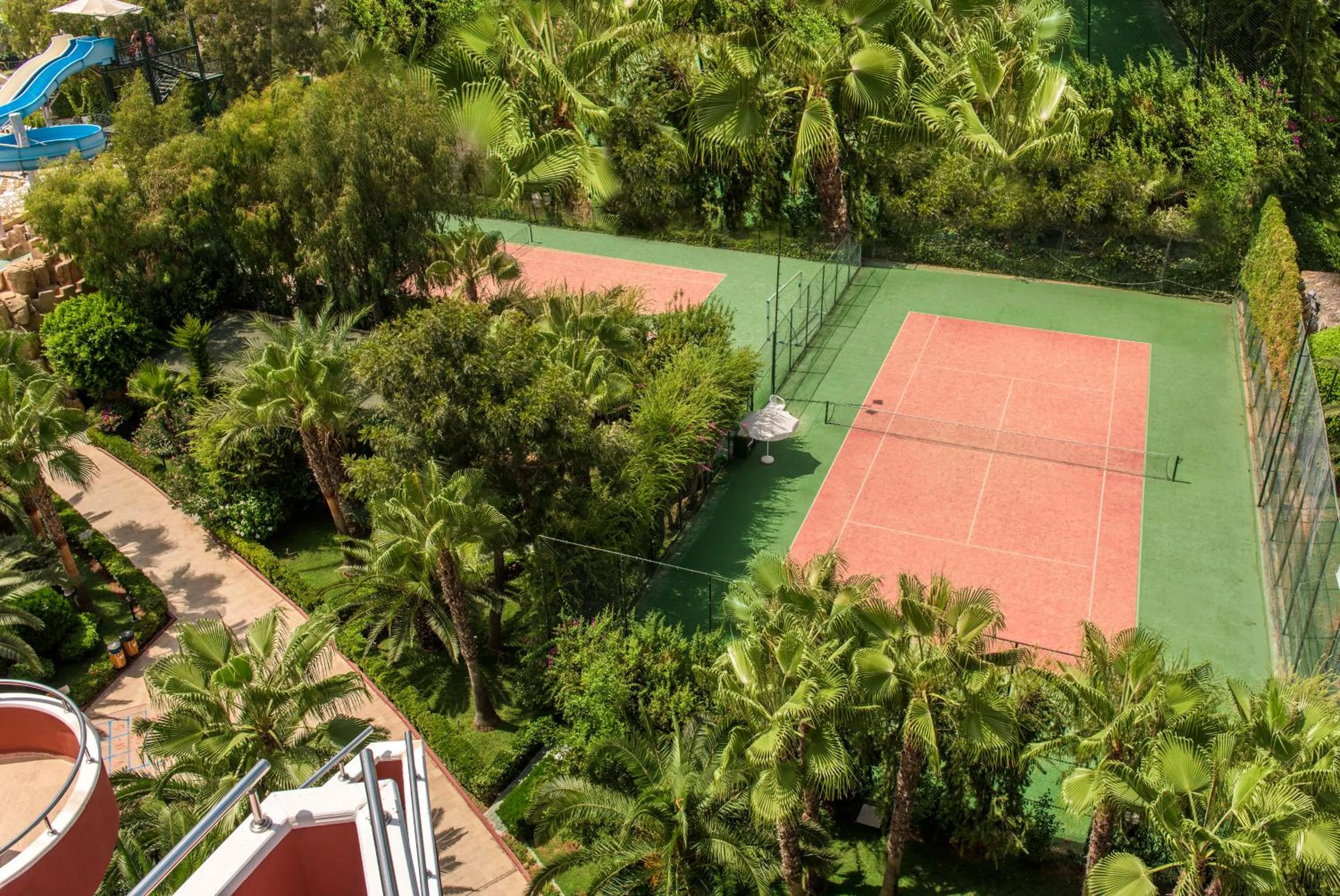 Tennis court in Delphin Deluxe Resort