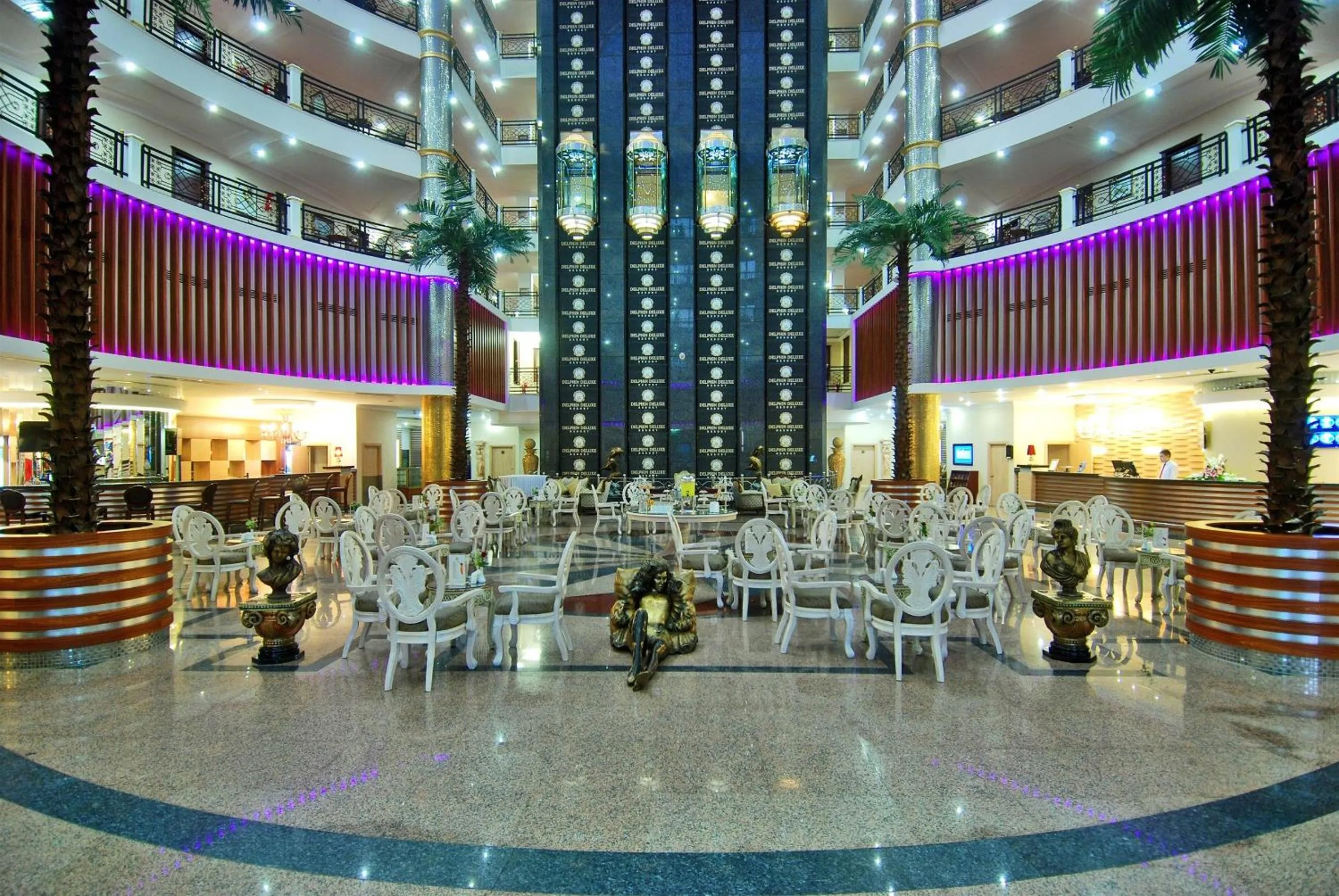 Lobby or reception in Delphin Deluxe Resort