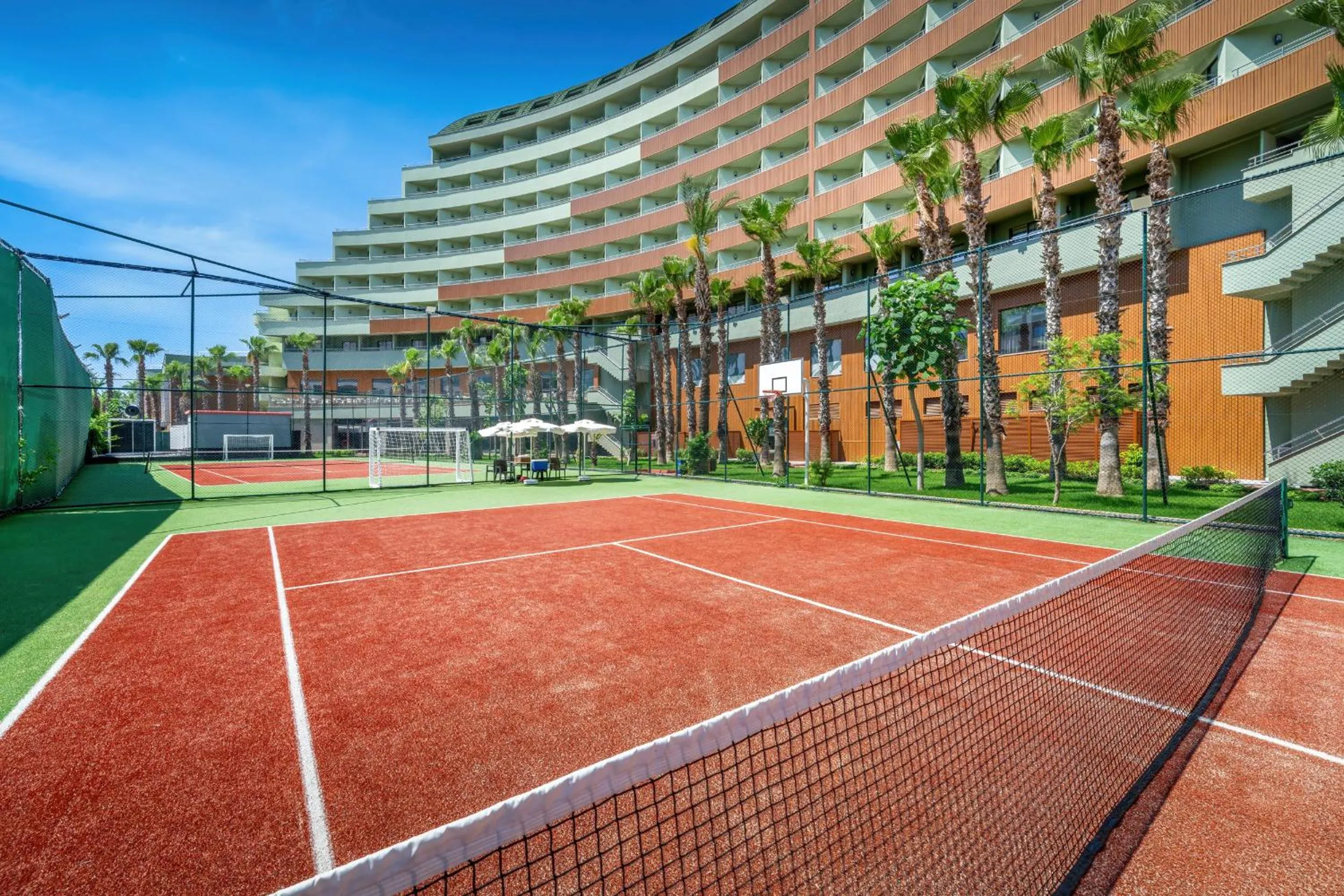Tennis court in Delphin Palace Hotel
