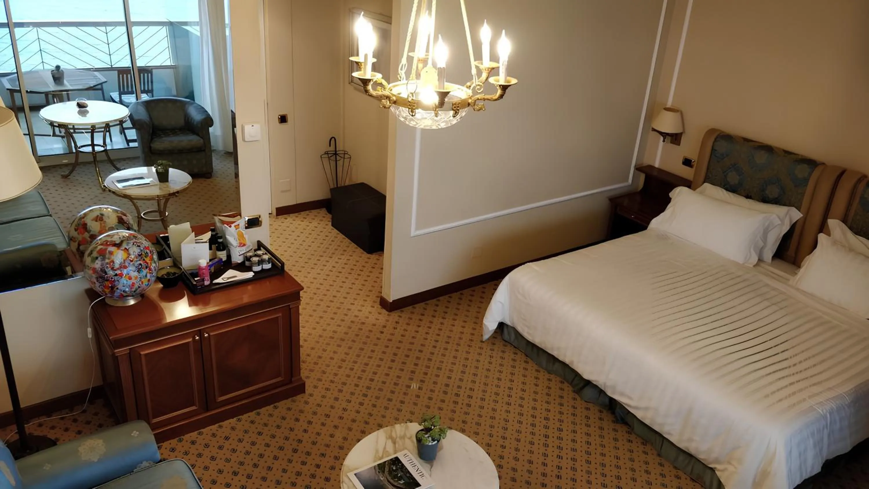 Bed in Grand Hotel Del Mare Resort & Spa