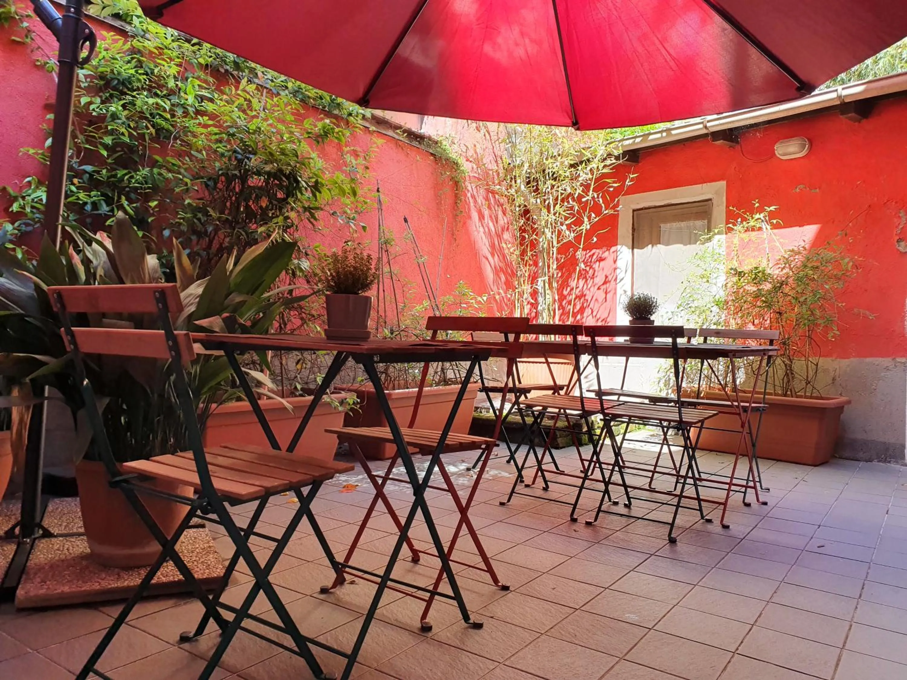 Patio in Boutique Hotel Novecento