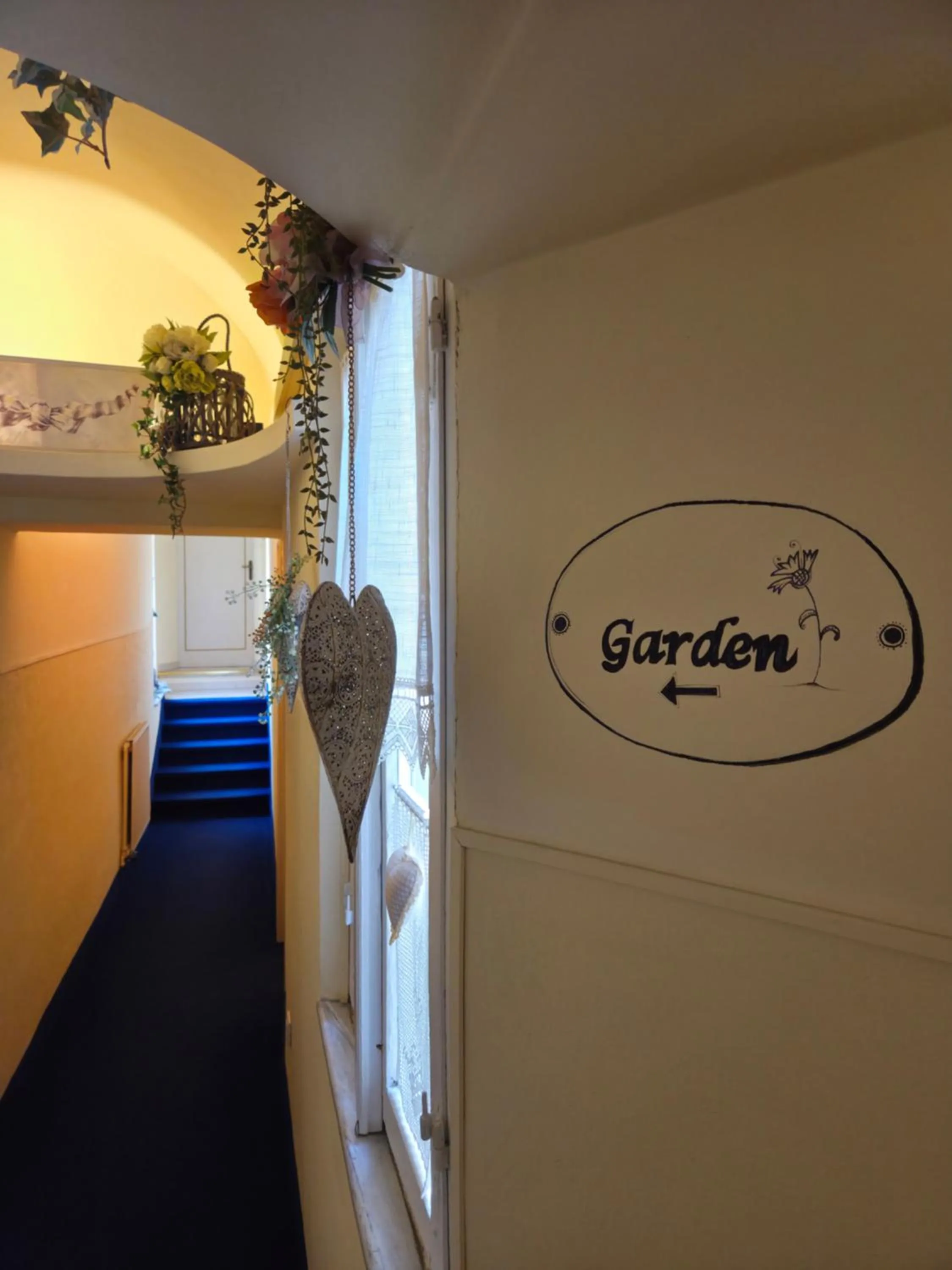 Decorative detail in Albergo Etruria