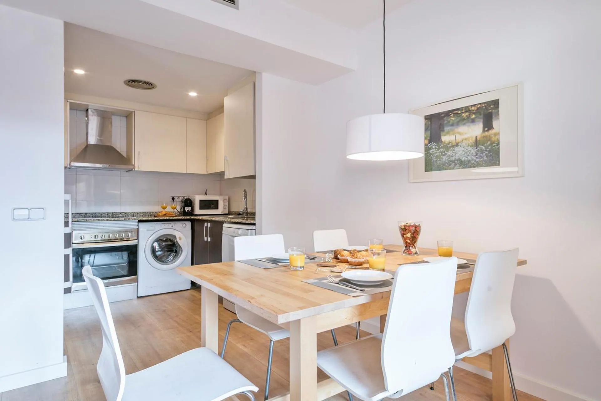 Kitchen or kitchenette in Inside Barcelona Apartments Princep