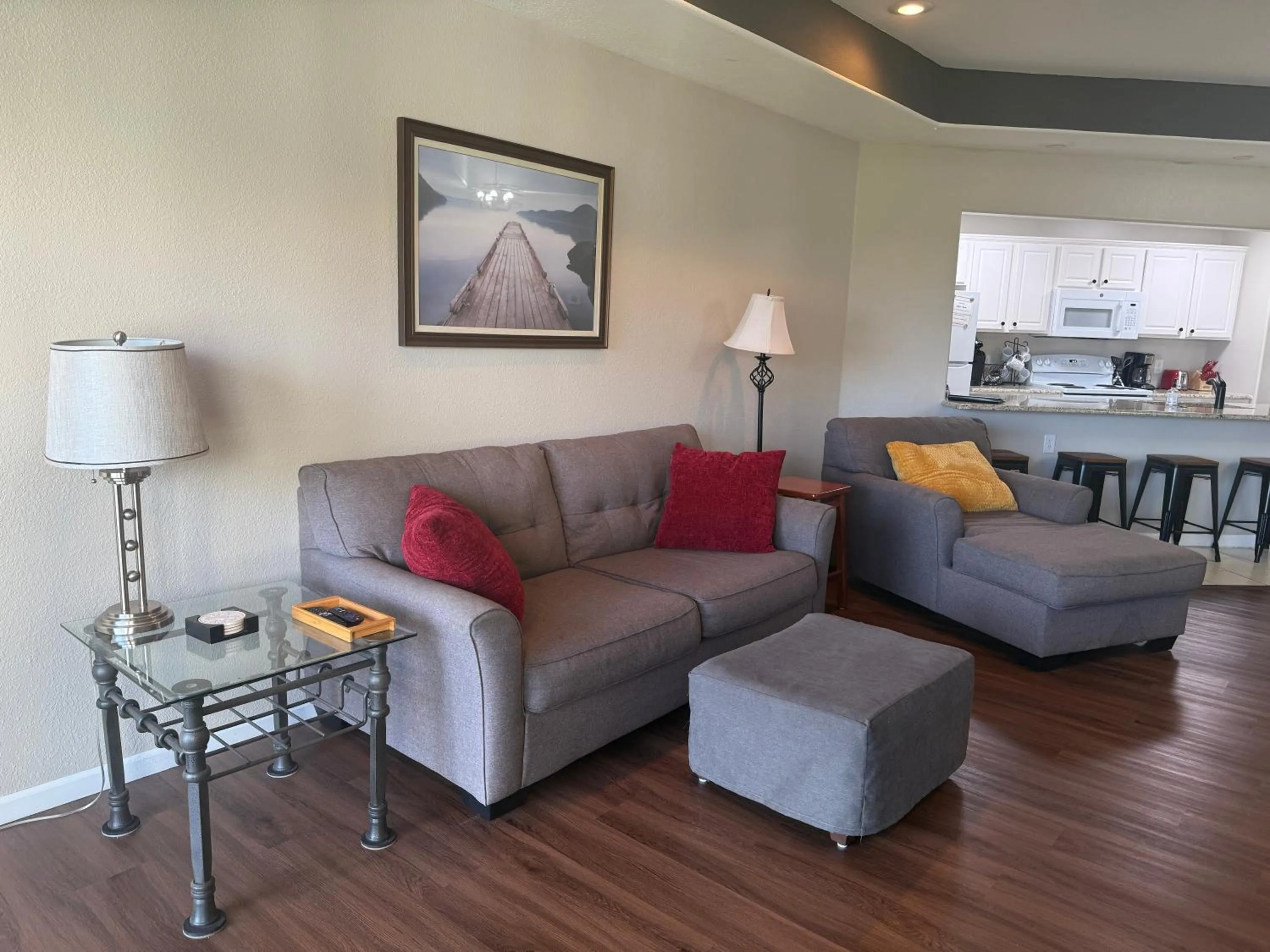 Living room in Lake Ozarks Get Away