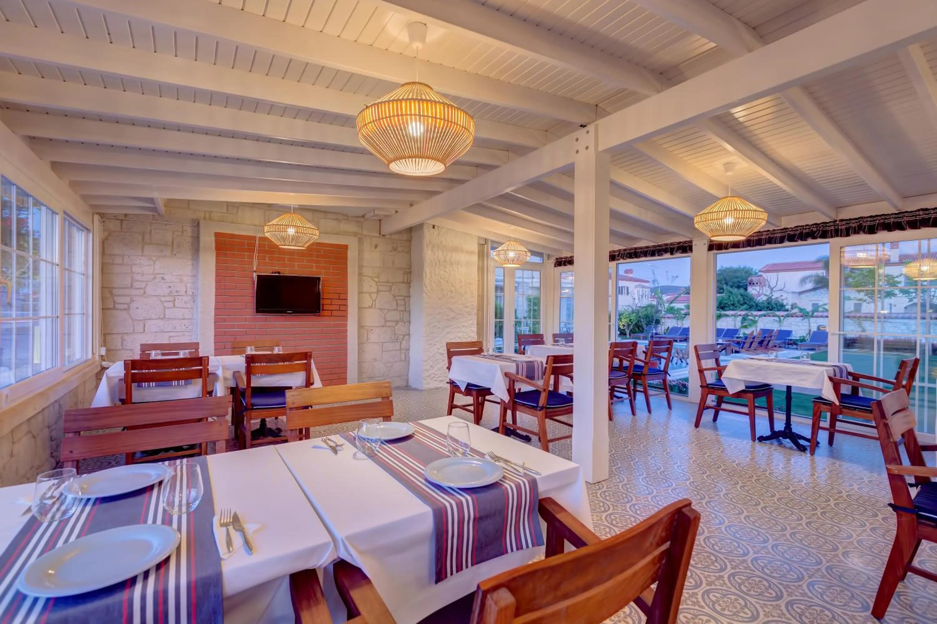 Communal lounge/ TV room in Levin Hotel Alacati