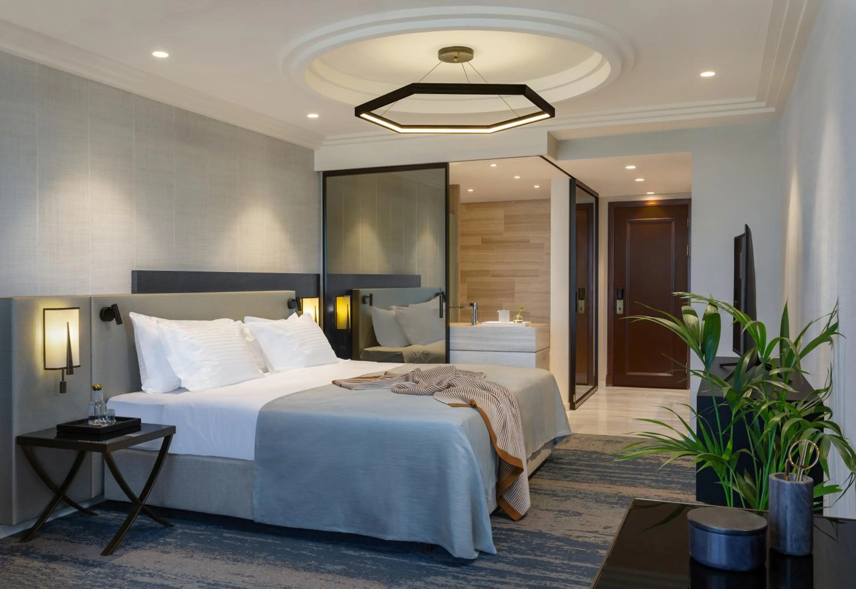 Bed in Dan Tel Aviv Hotel