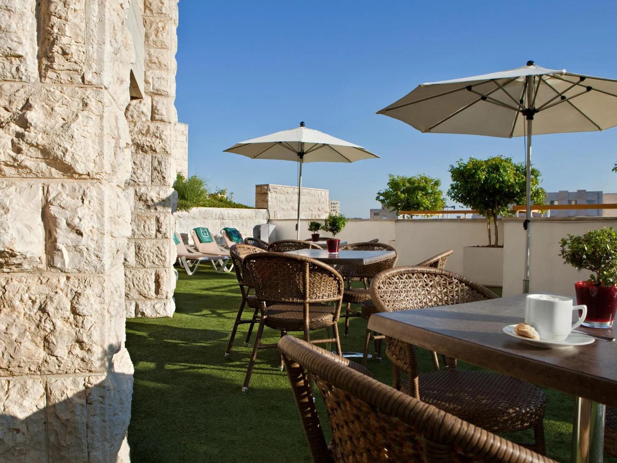 Balcony/Terrace in Dan Panorama Jerusalem Hotel