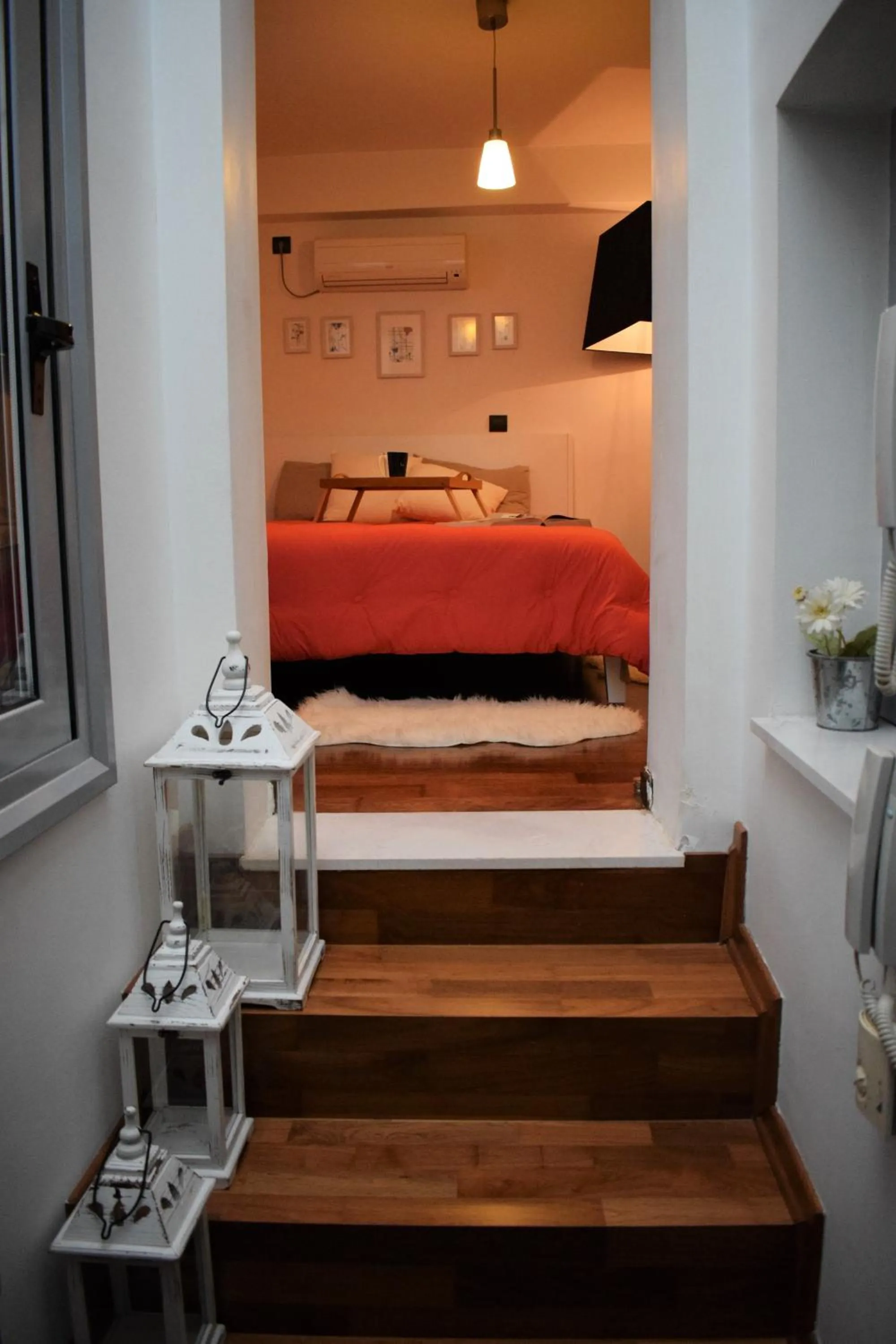 Bedroom, Bed in Panorama Penthouse & Studios