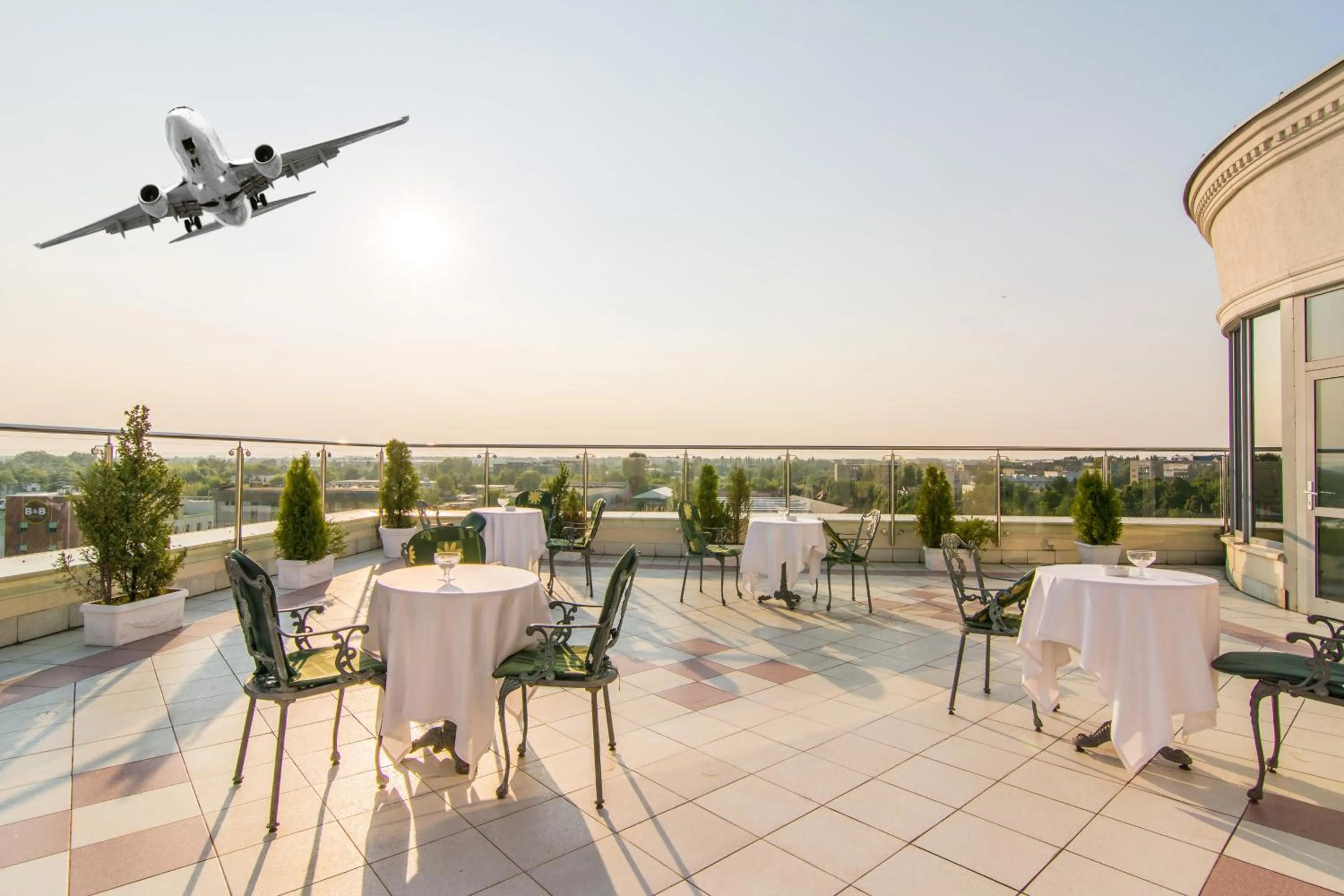 Balcony/Terrace in Hotel Lord - Warsaw Airport