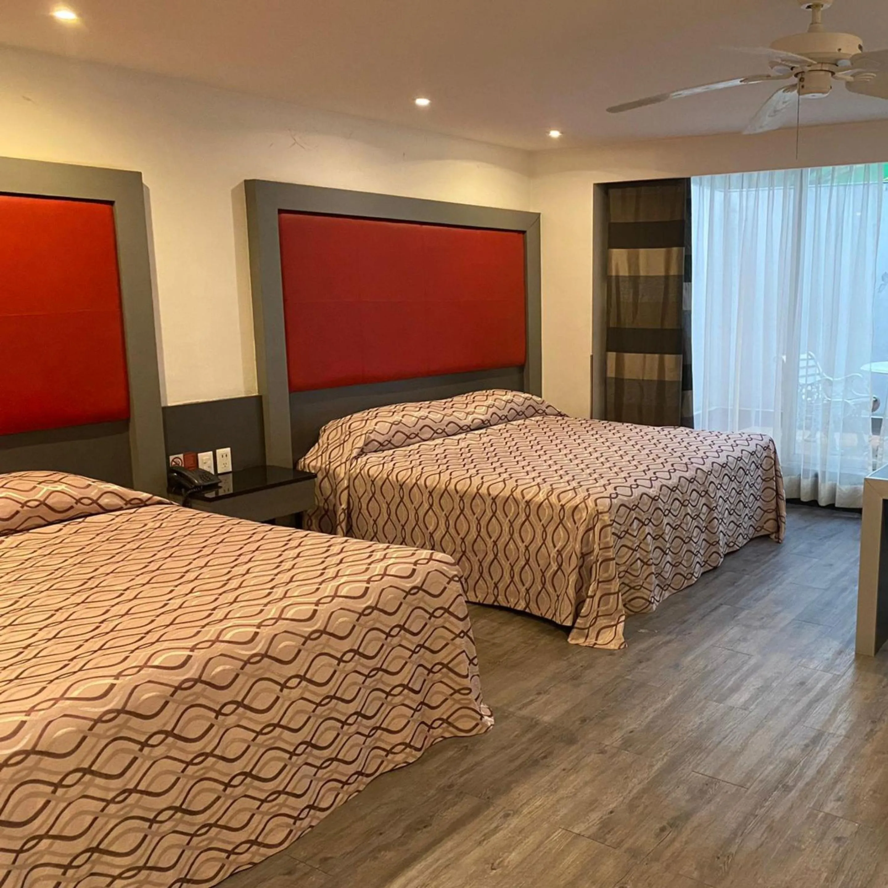 Decorative detail, Bed in Hotel Atenas Plaza