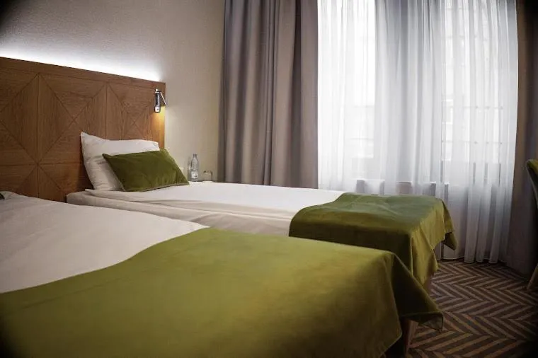 Bed in Hotel Impresja