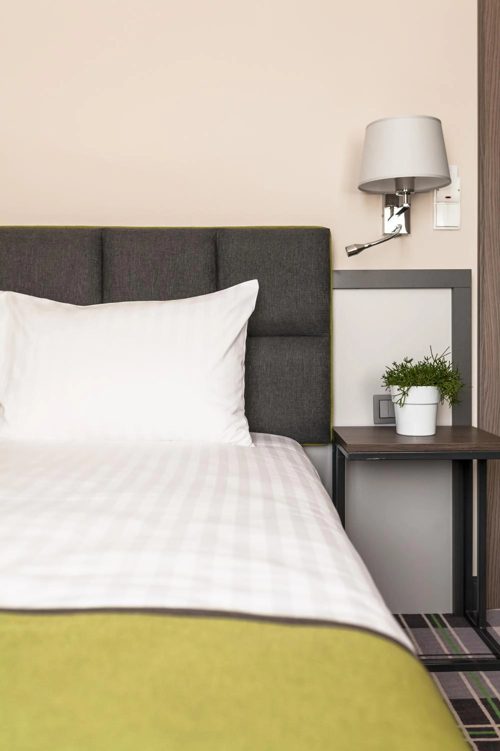 Decorative detail, Bed in Hotel Impresja