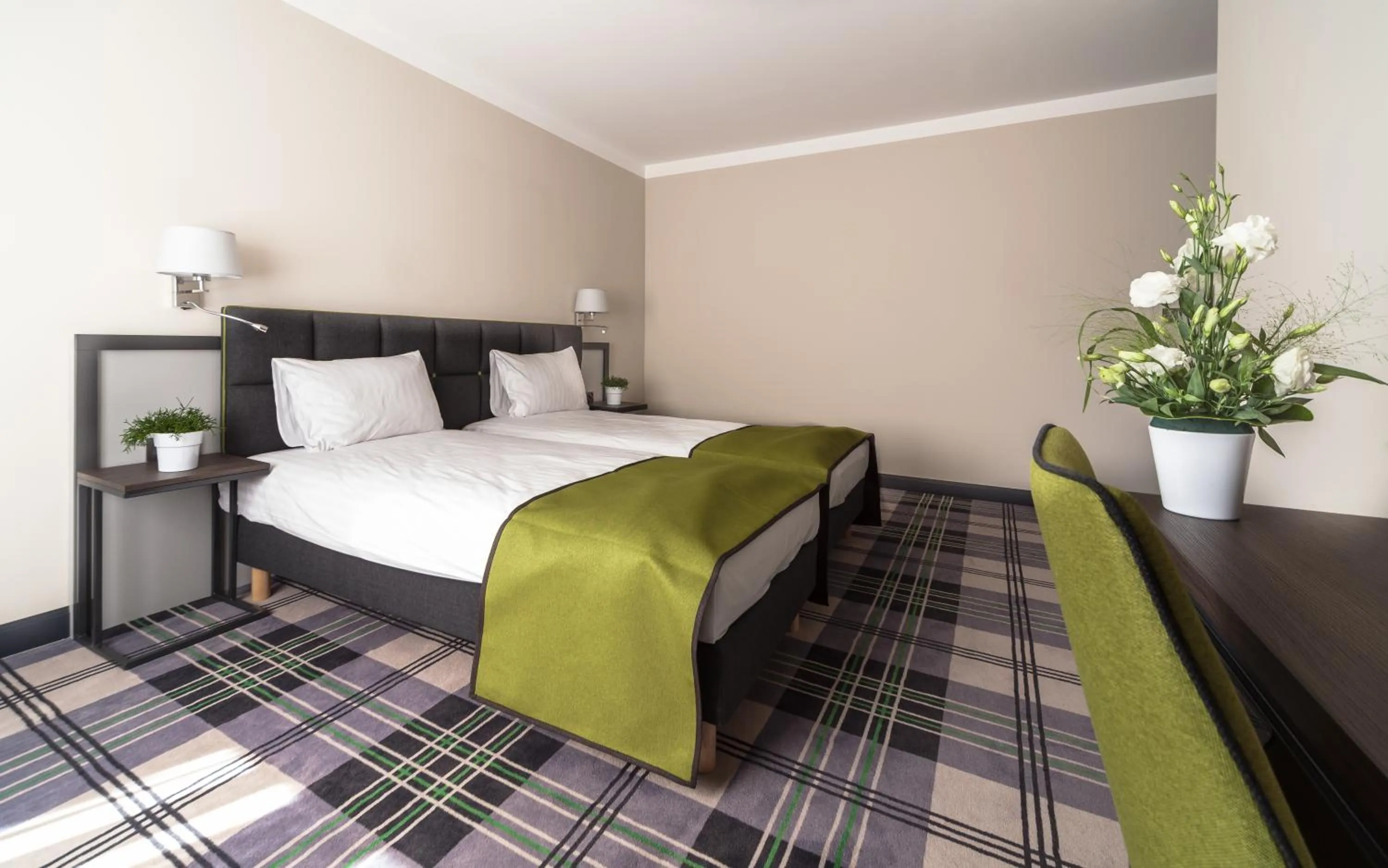 Bed in Hotel Impresja