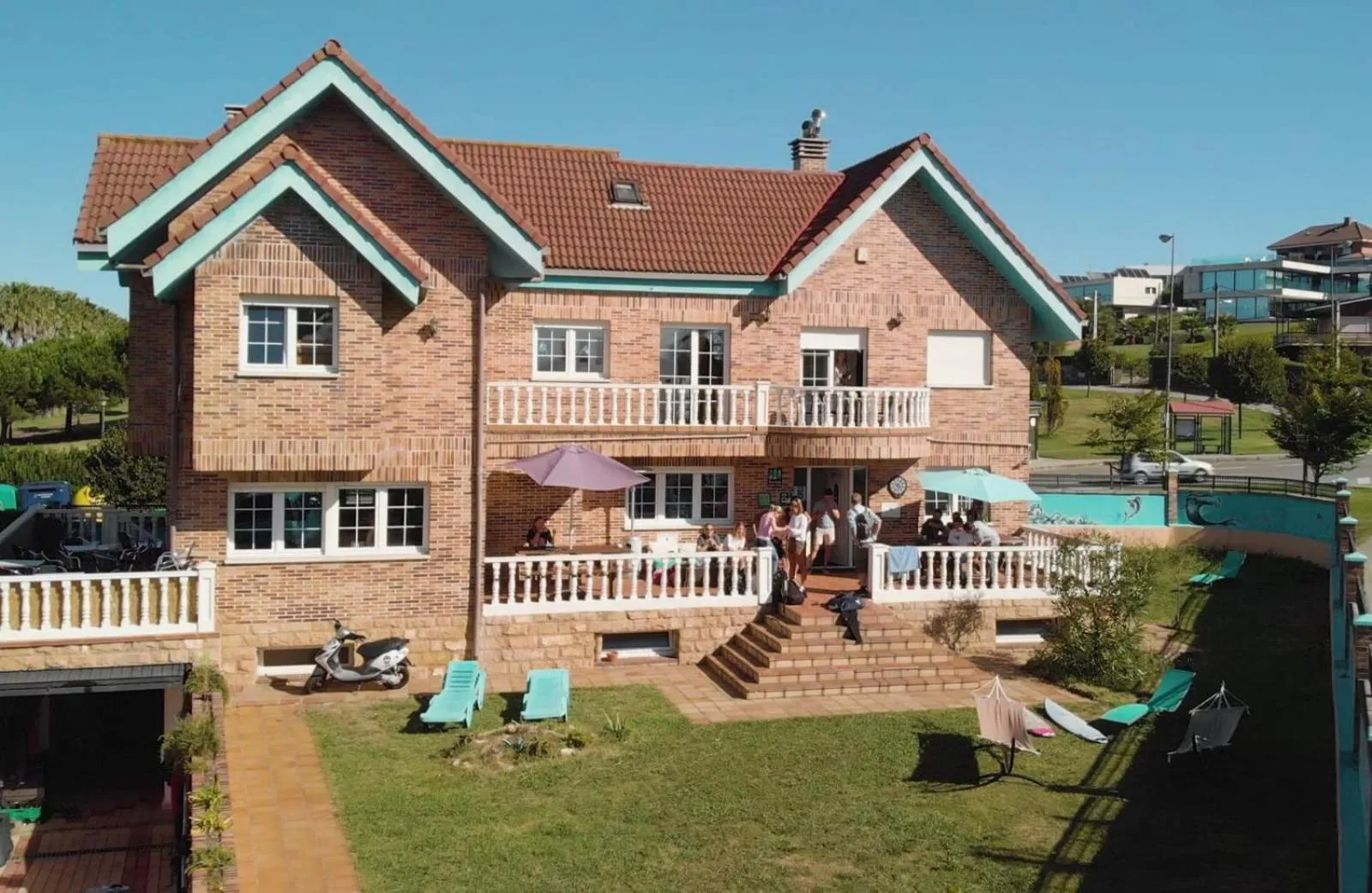 Property building in Gijon Surf Hostel