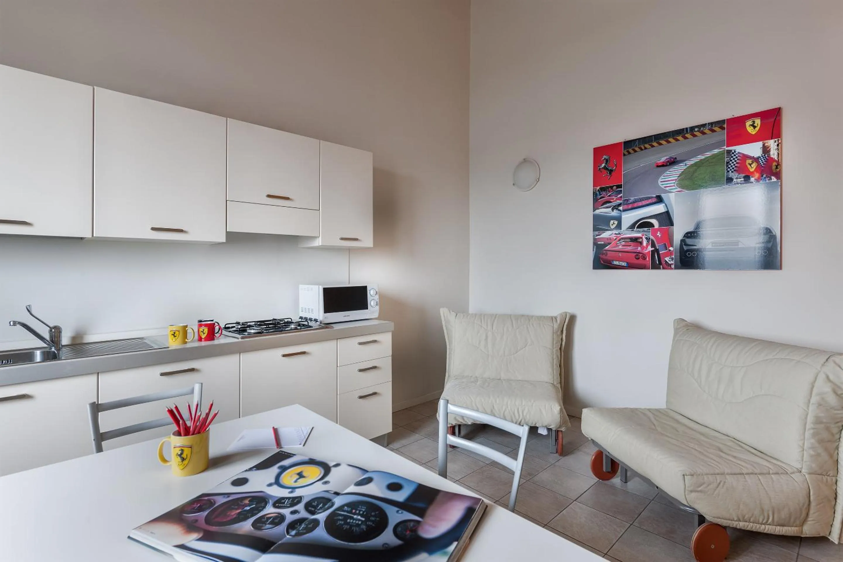 Kitchen or kitchenette in Hotel Maranello Village