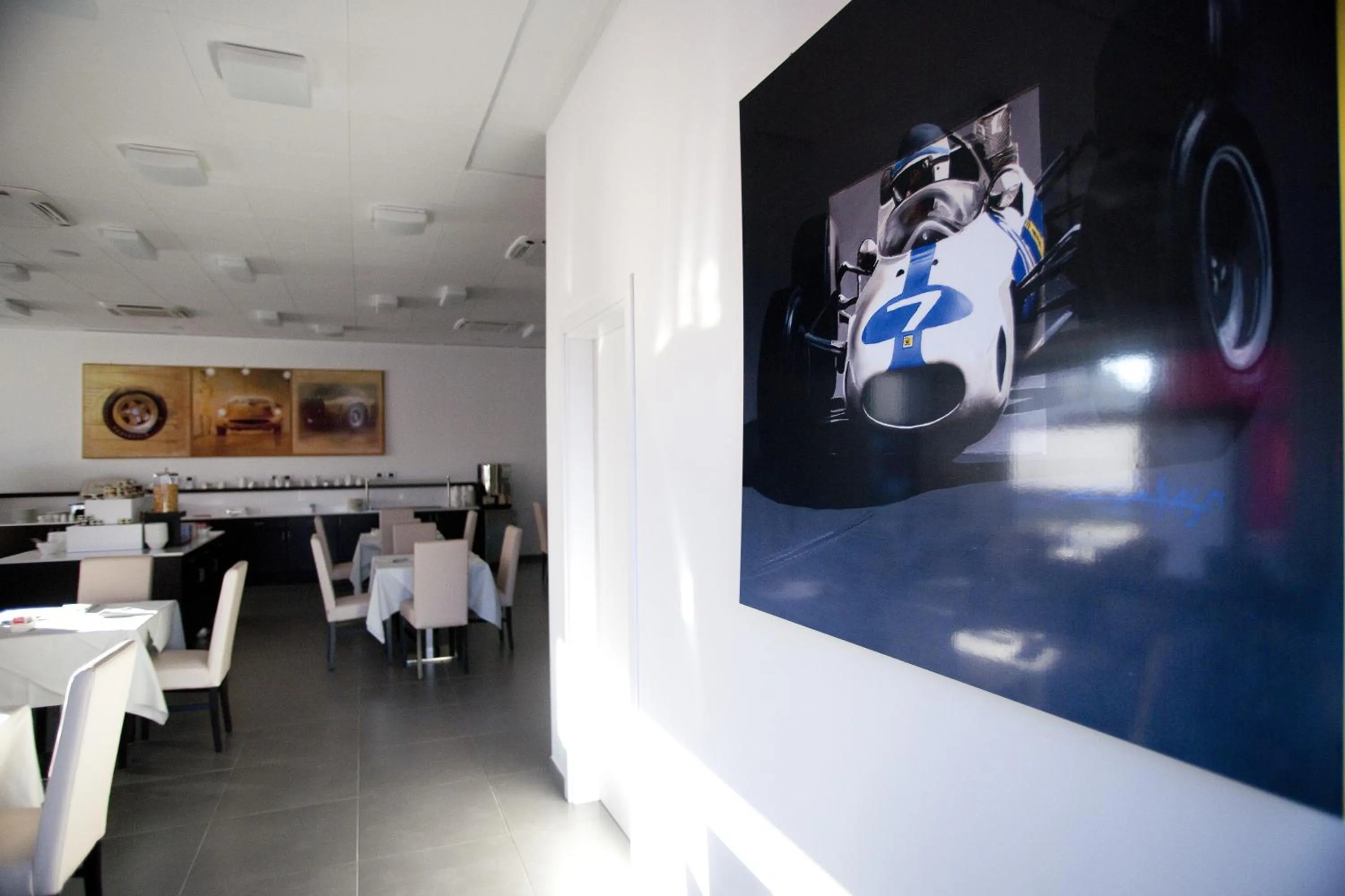 Decorative detail in Hotel Maranello Village