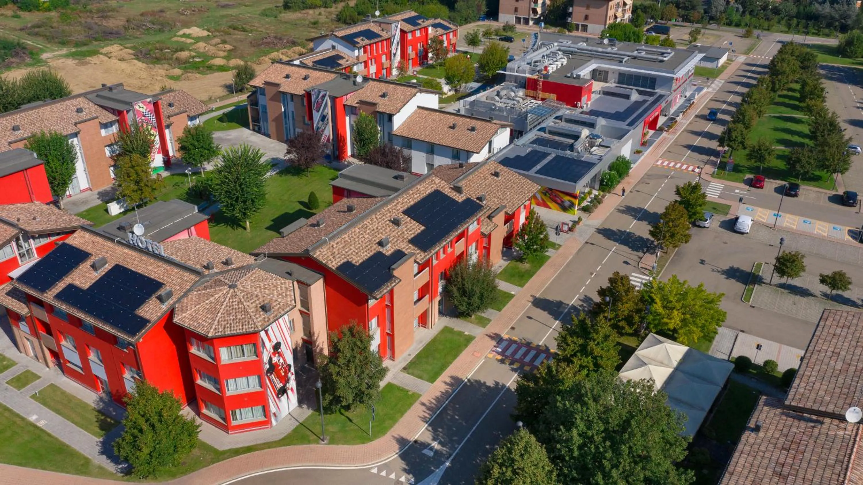 Bird's eye view in Hotel Maranello Village