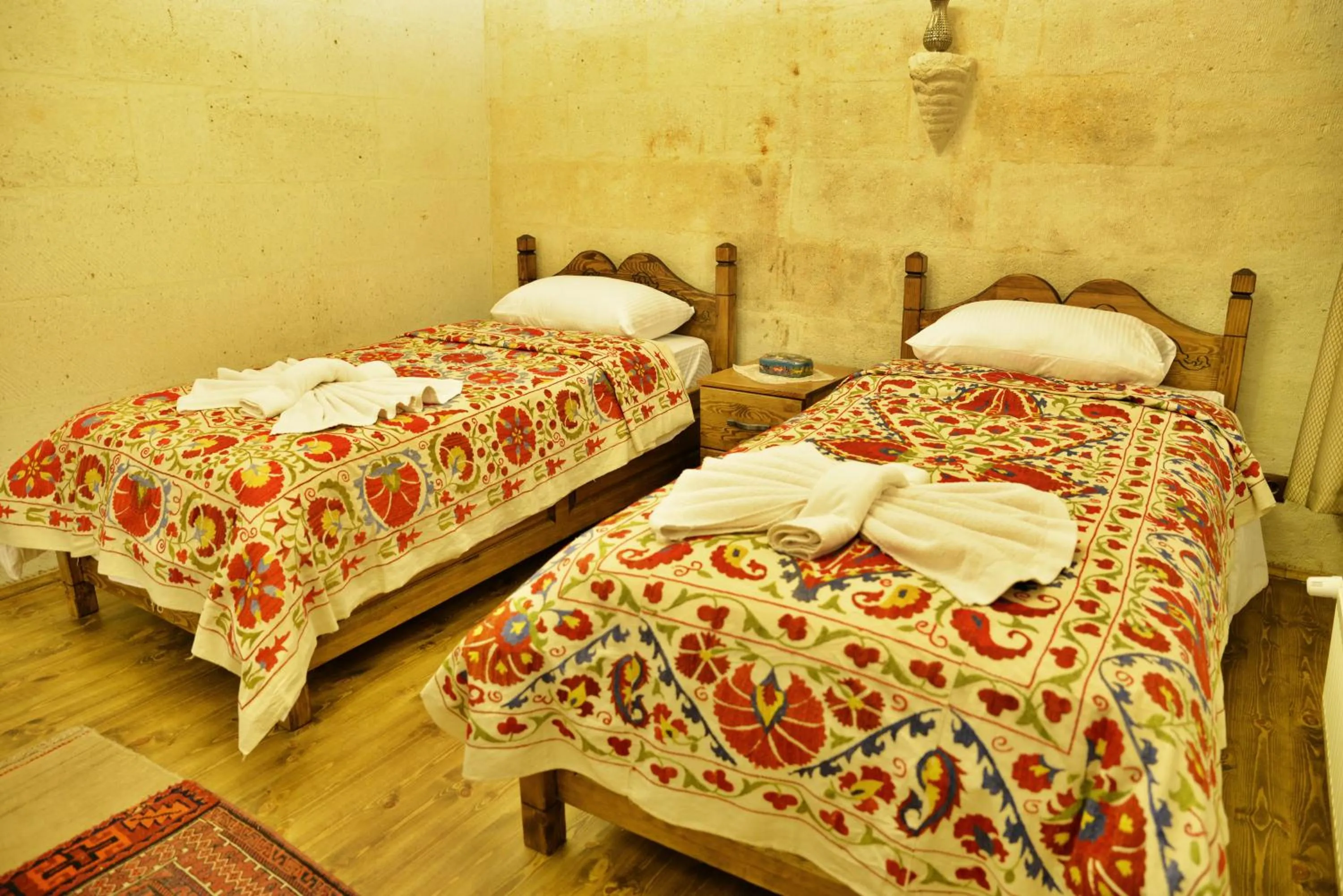 Bed in Ürgüp Inn Cave Hotel