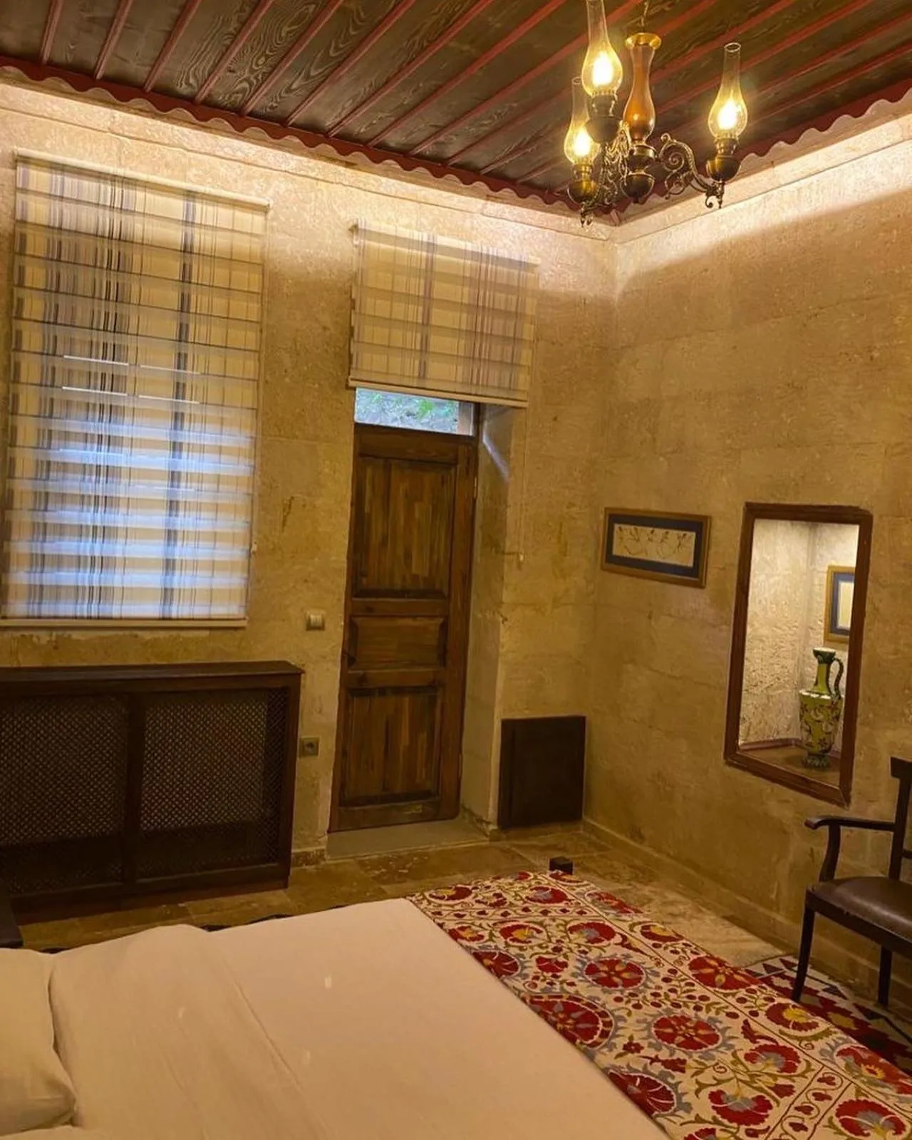 Bed in Ürgüp Inn Cave Hotel