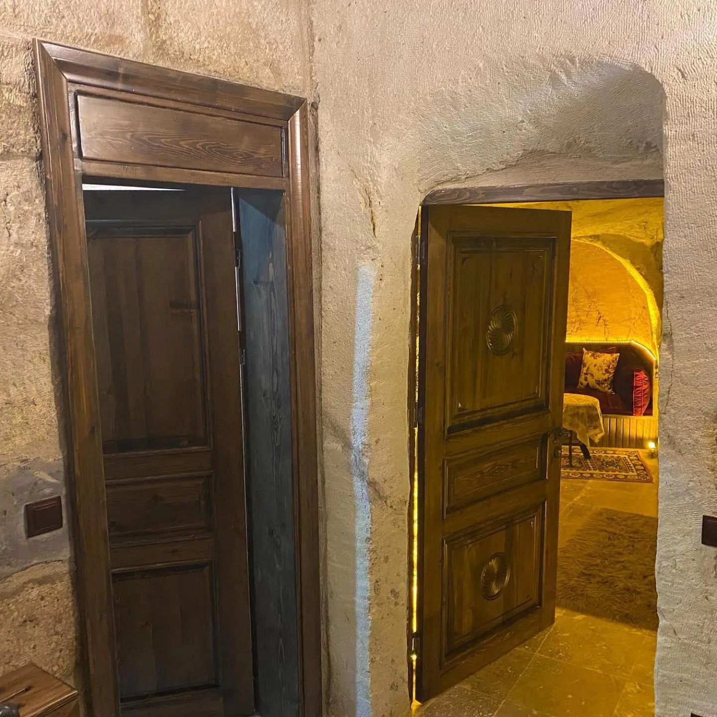 Bed in Ürgüp Inn Cave Hotel