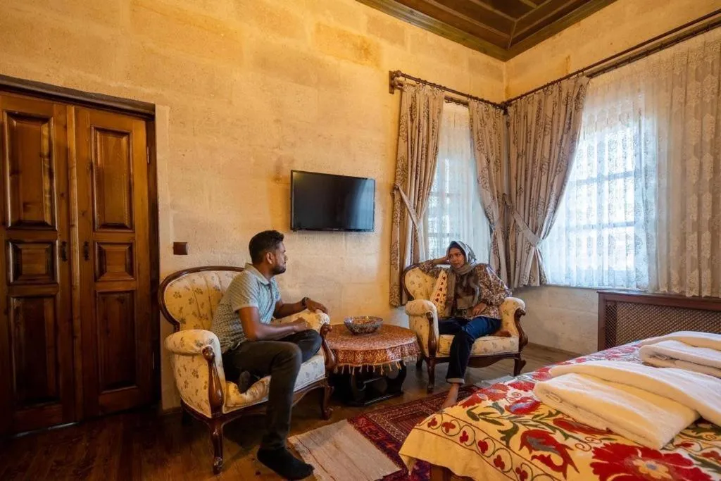 Bed in Ürgüp Inn Cave Hotel