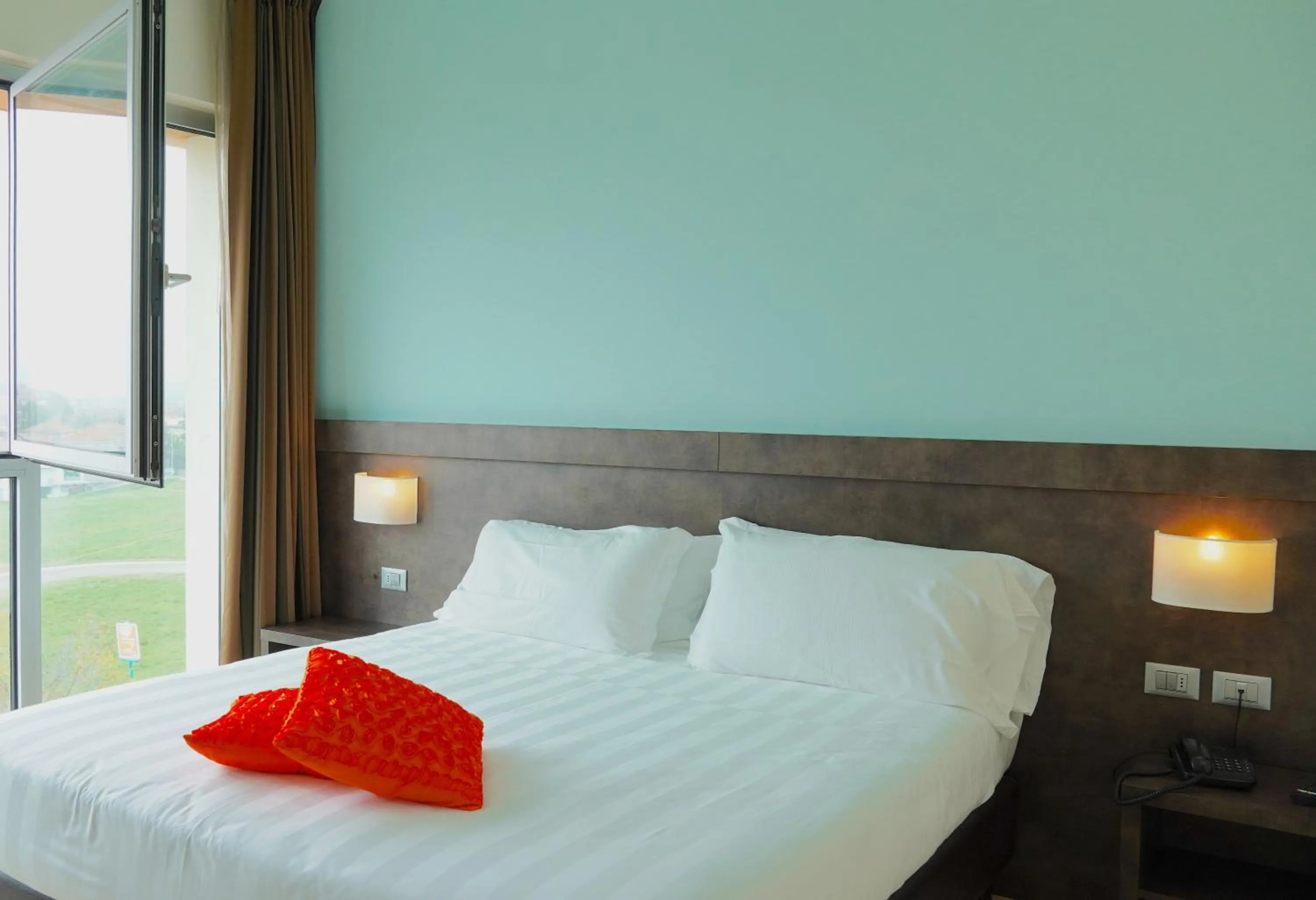 Bed in Blu Arena Hotel