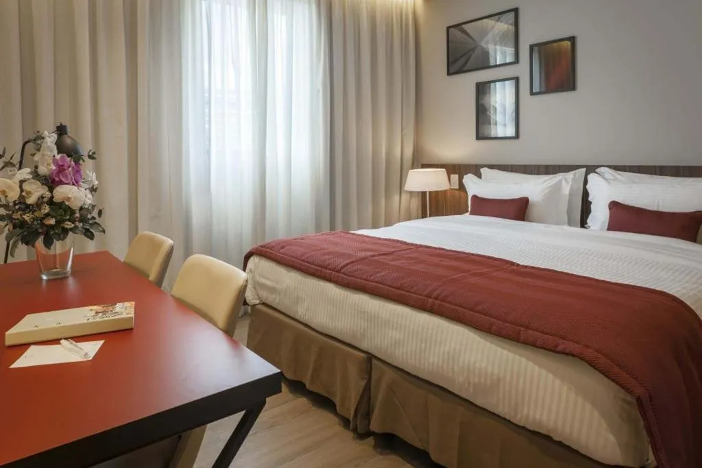 Bedroom, Bed in Royal Palm Tower Indaiatuba