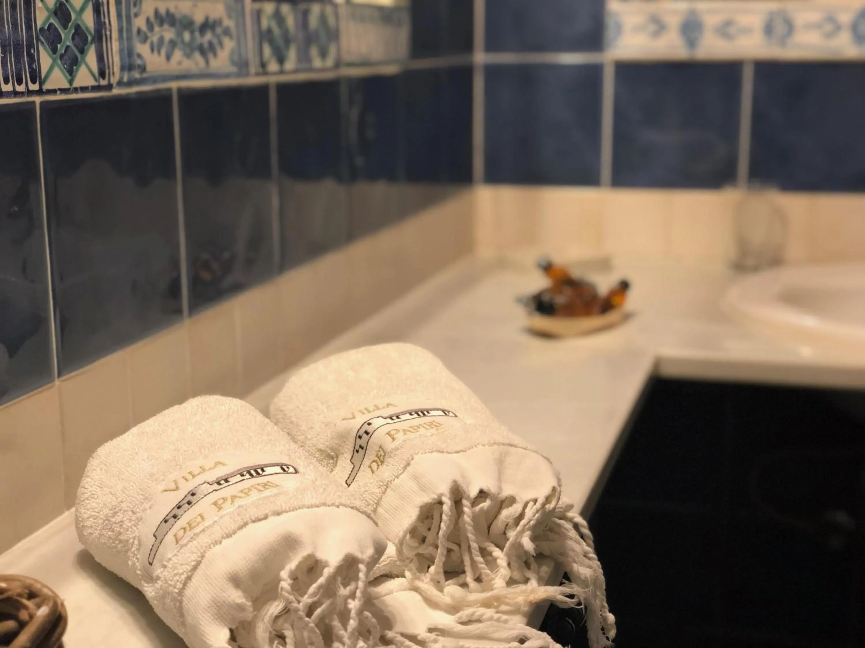 Bathroom in Villa Dei Papiri Fonte Ciane