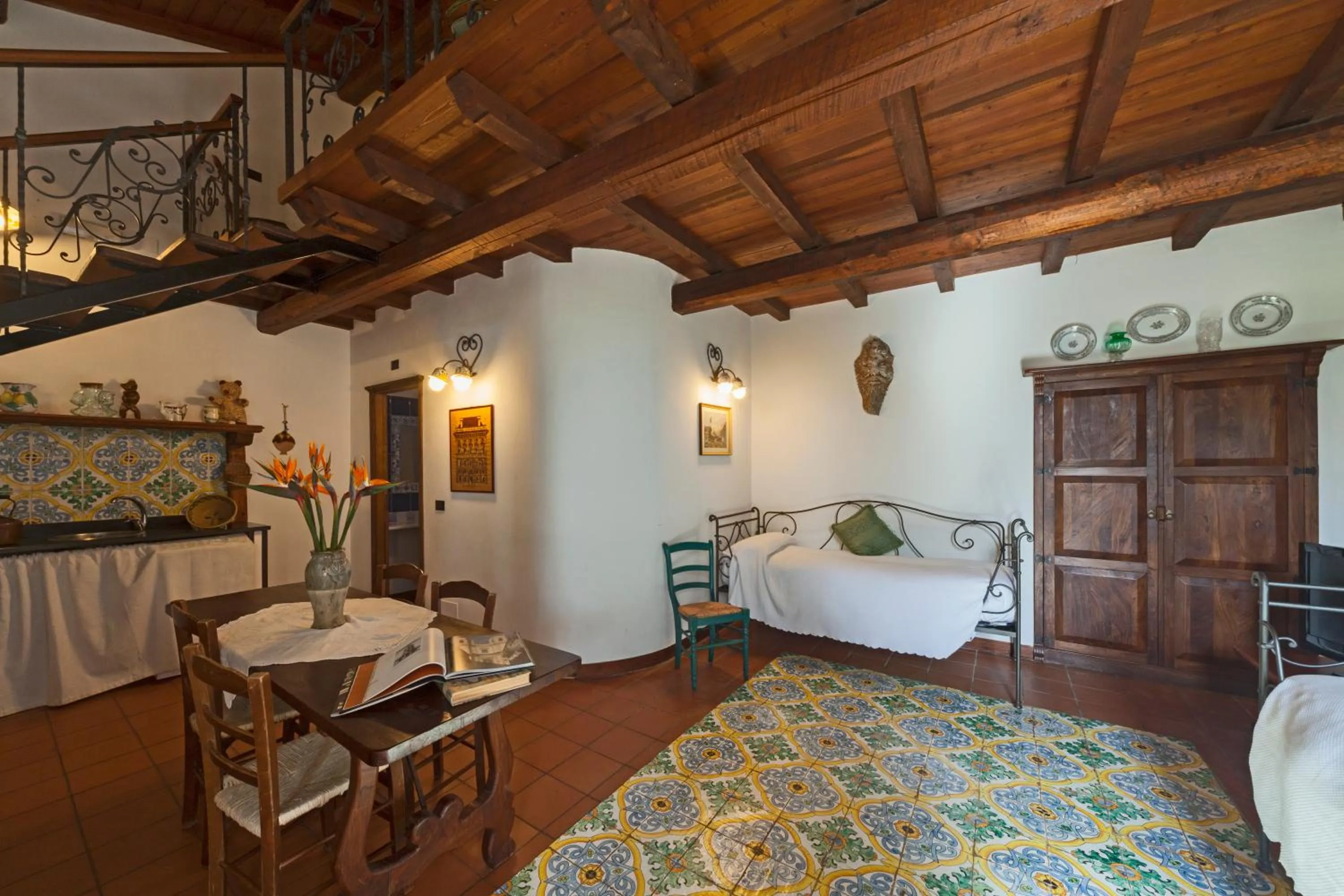Bed in Villa Dei Papiri Fonte Ciane