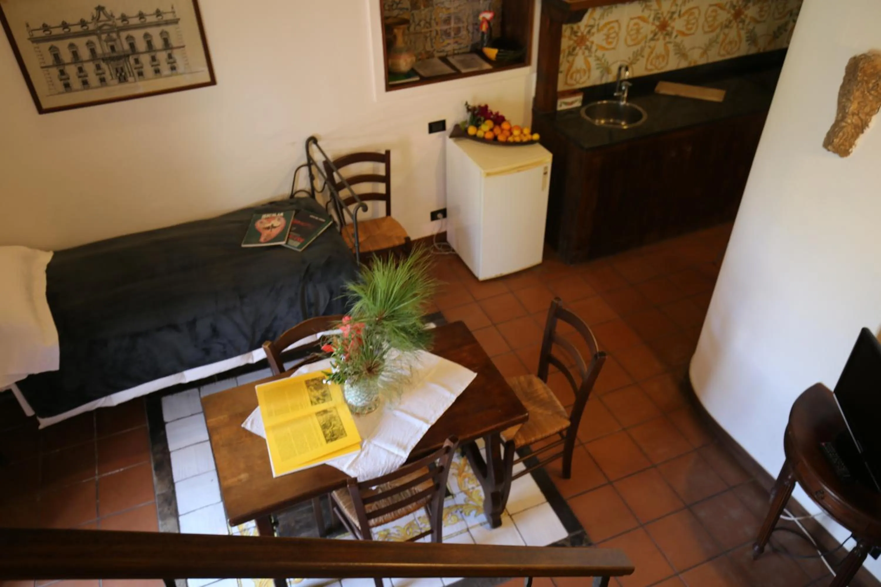 Bed in Villa Dei Papiri Fonte Ciane