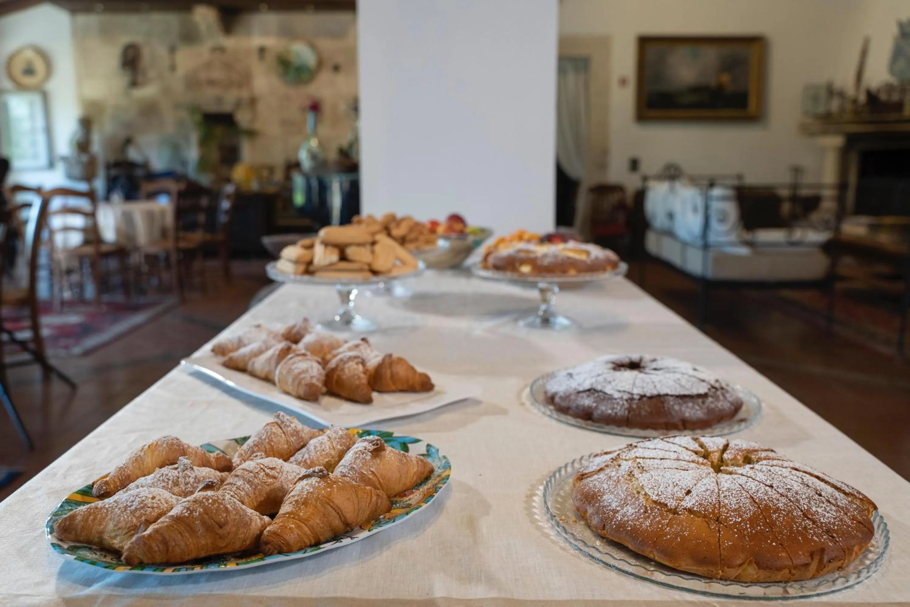 Breakfast in Villa Dei Papiri Fonte Ciane