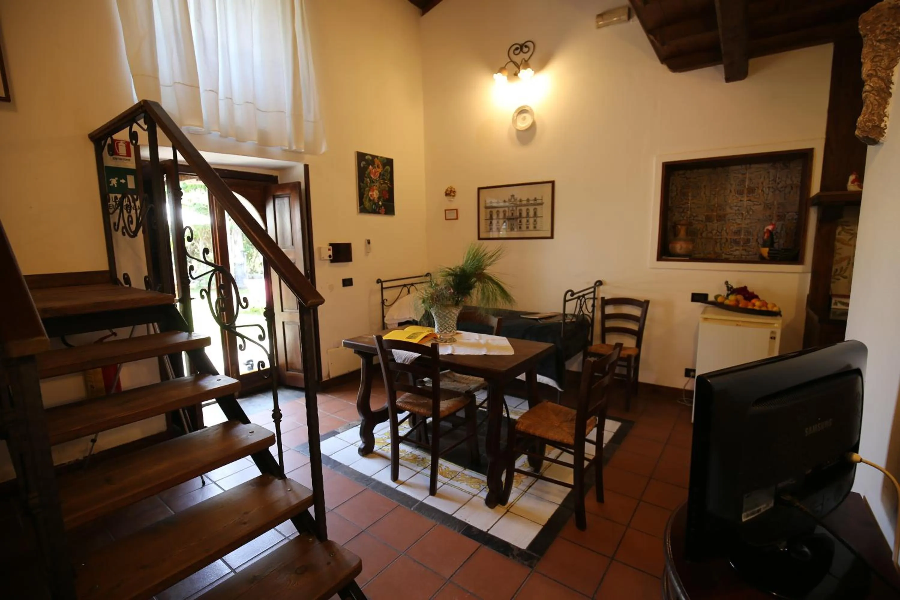 Living room in Villa Dei Papiri Fonte Ciane