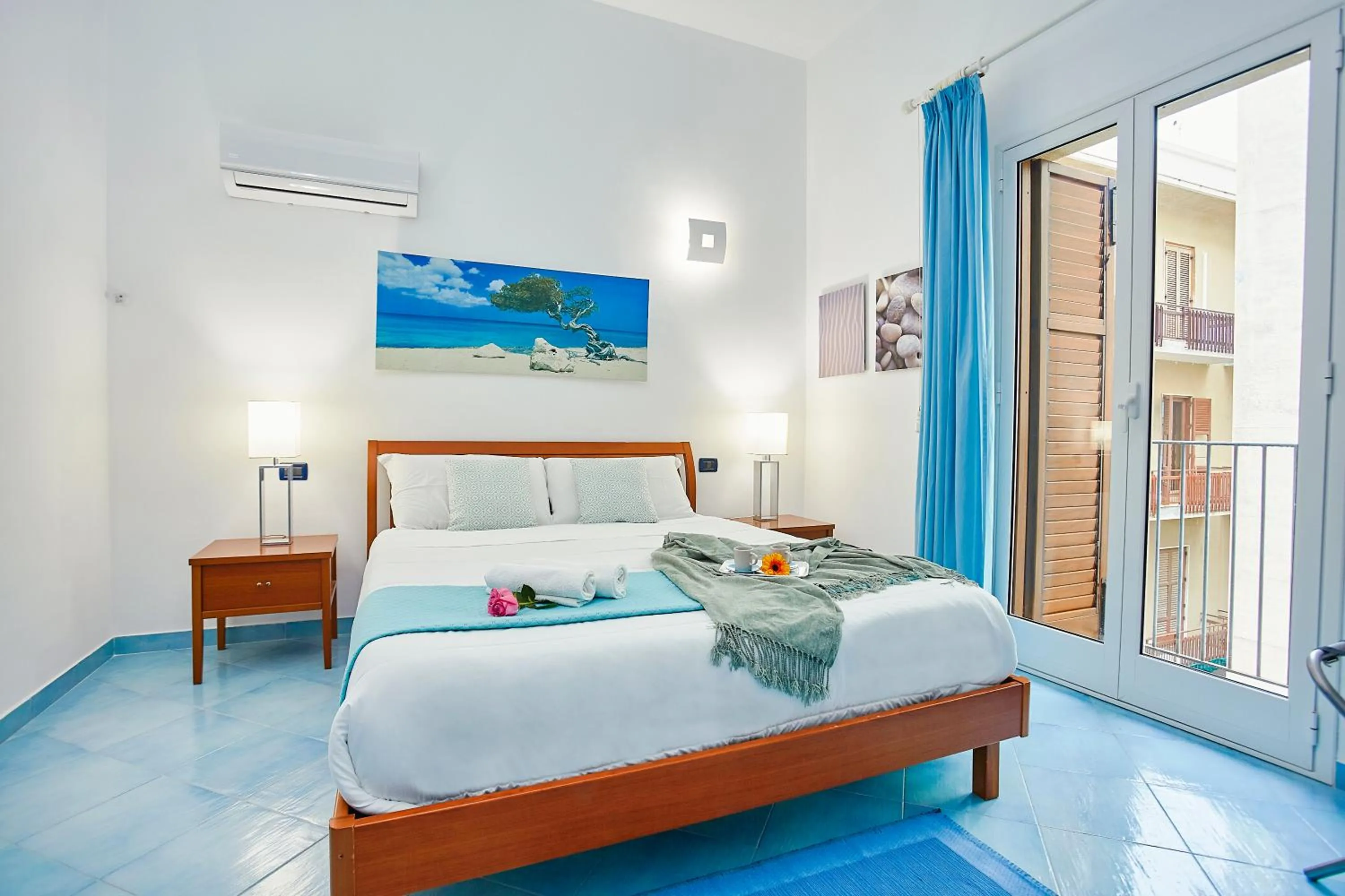 Bedroom, Bed in Appartamenti Rosa Dei Venti