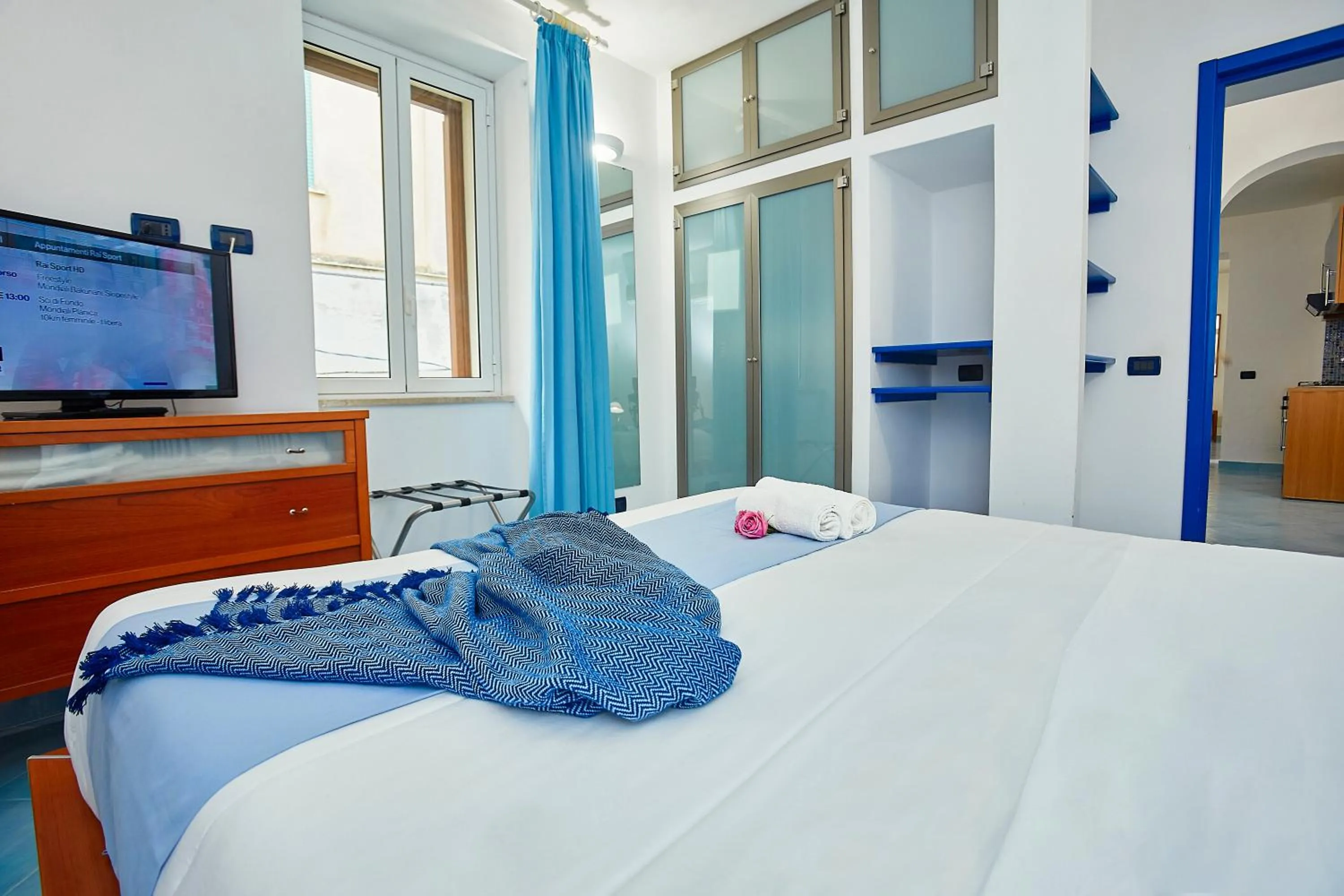 Bedroom, Bed in Appartamenti Rosa Dei Venti