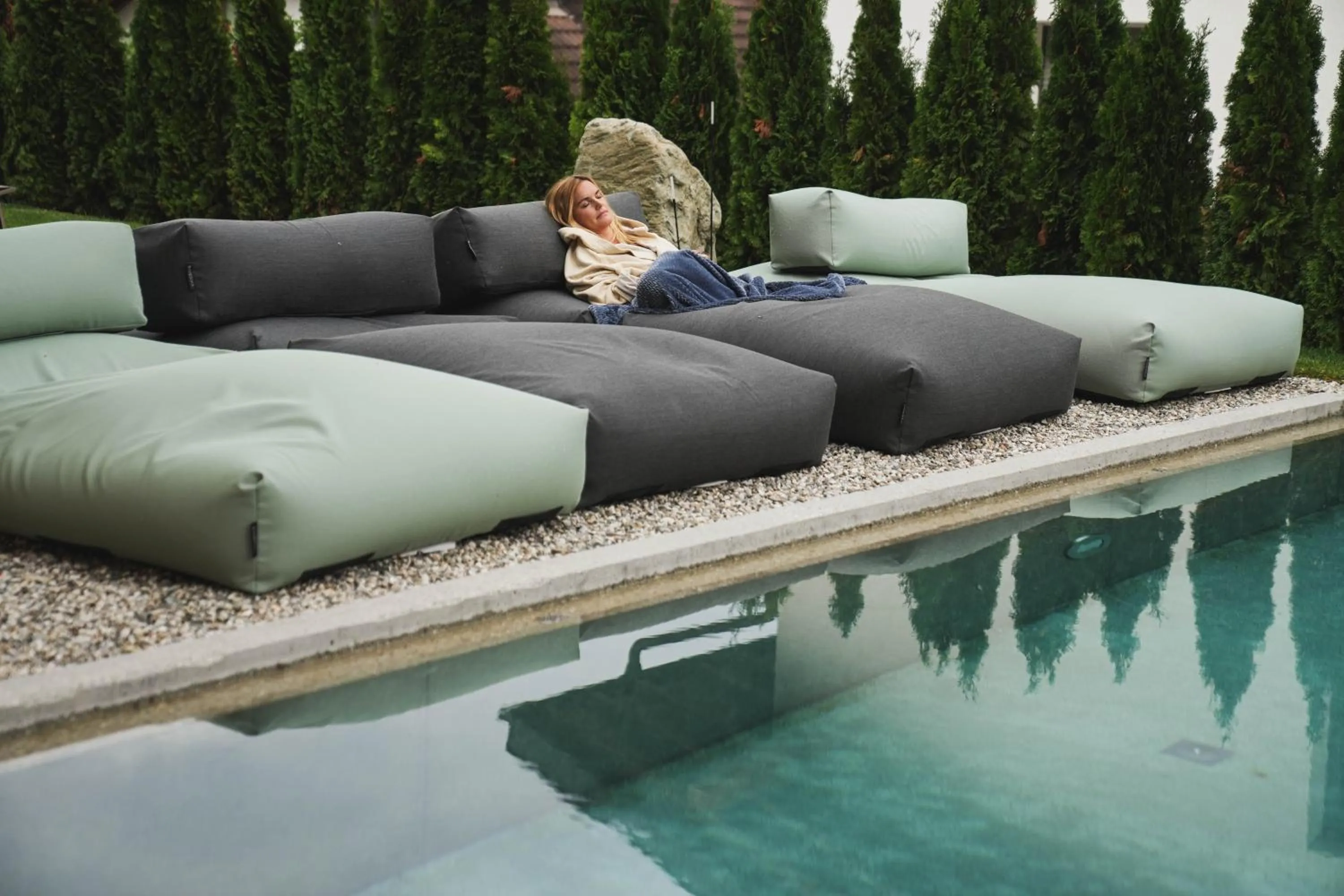 Swimming pool in Hotel Valserhof